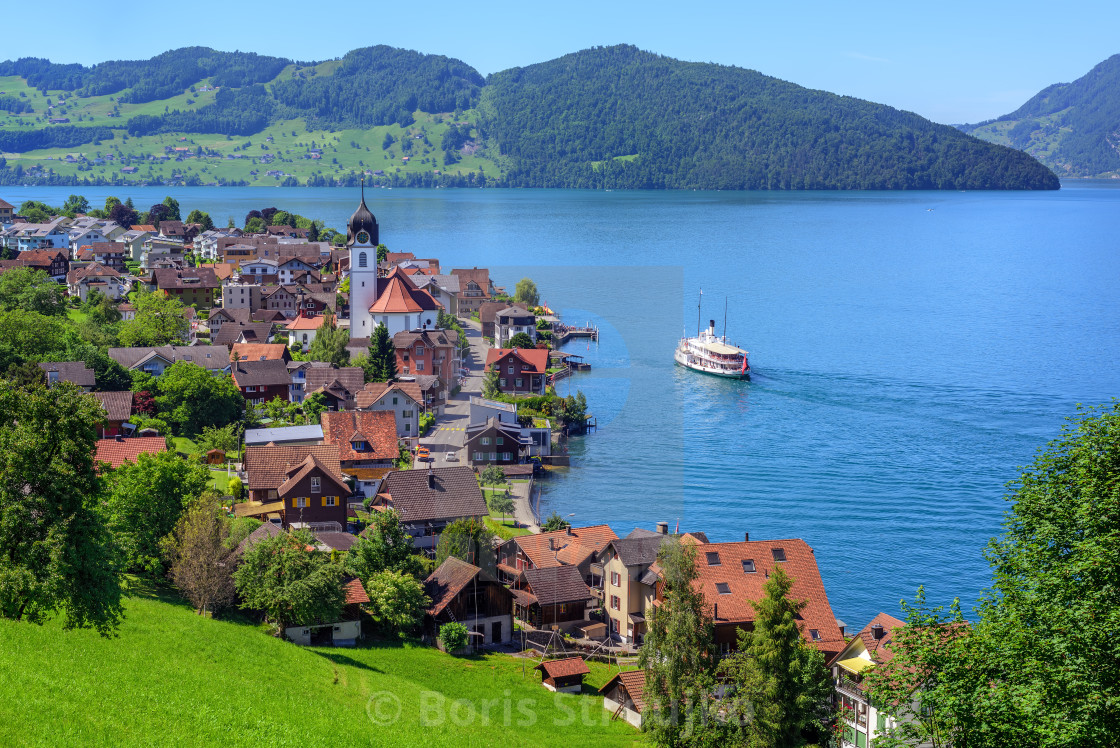 Lake Lucern Landscape Mountains Wallpapers