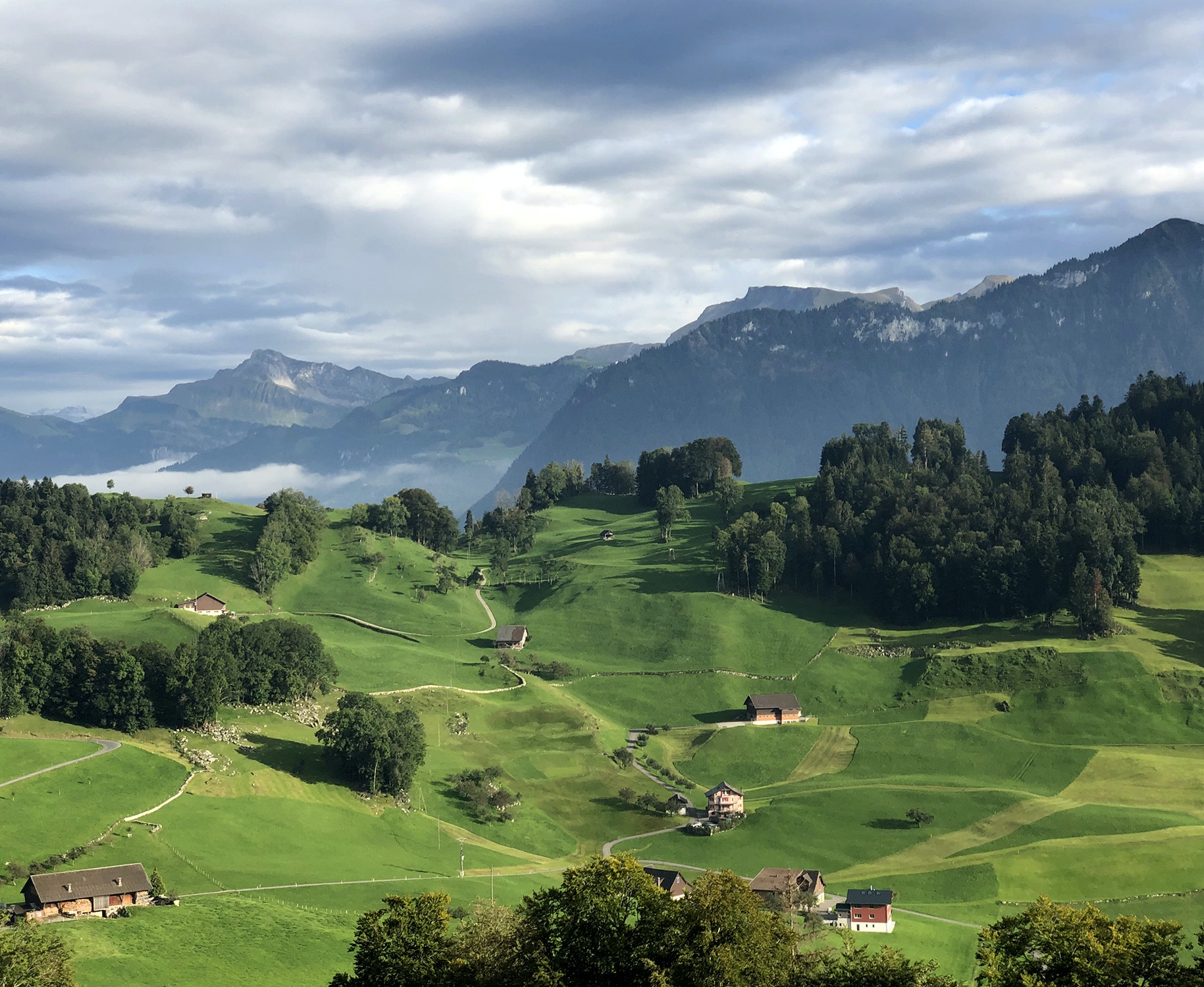 Lake Lucern Landscape Mountains Wallpapers