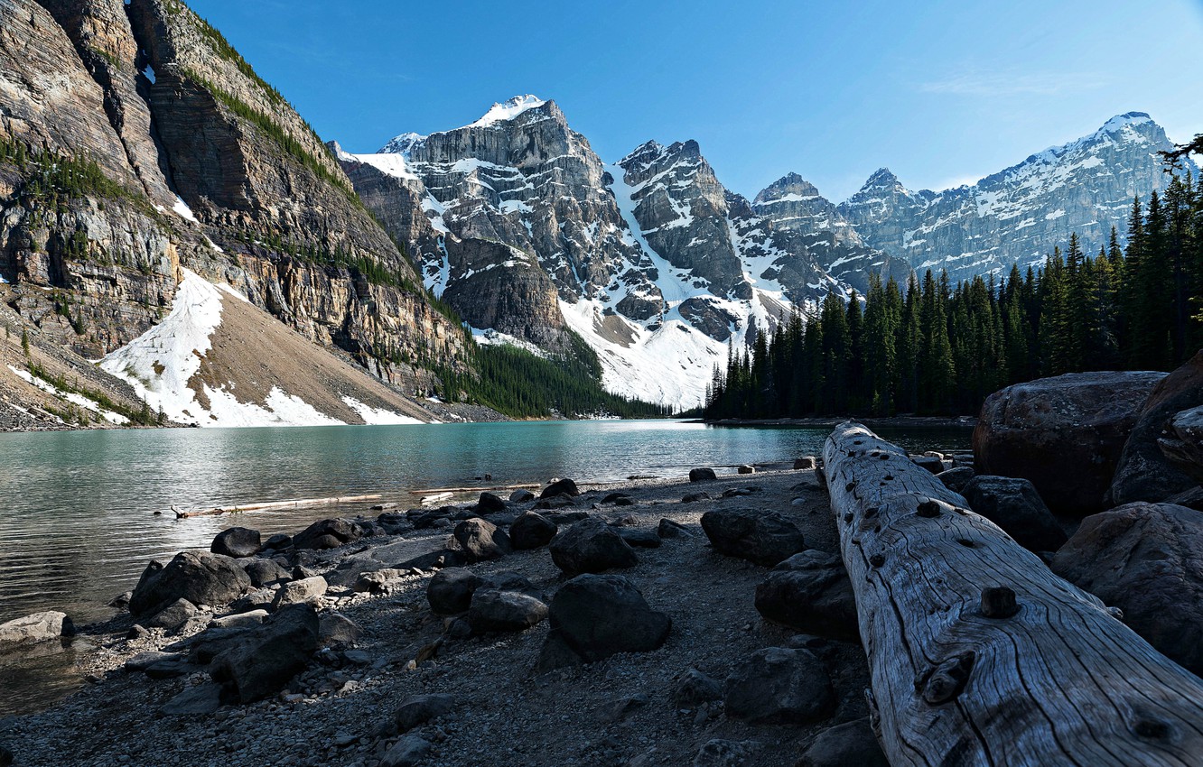 Lake Near Beautiful Landscape Mountains Wallpapers