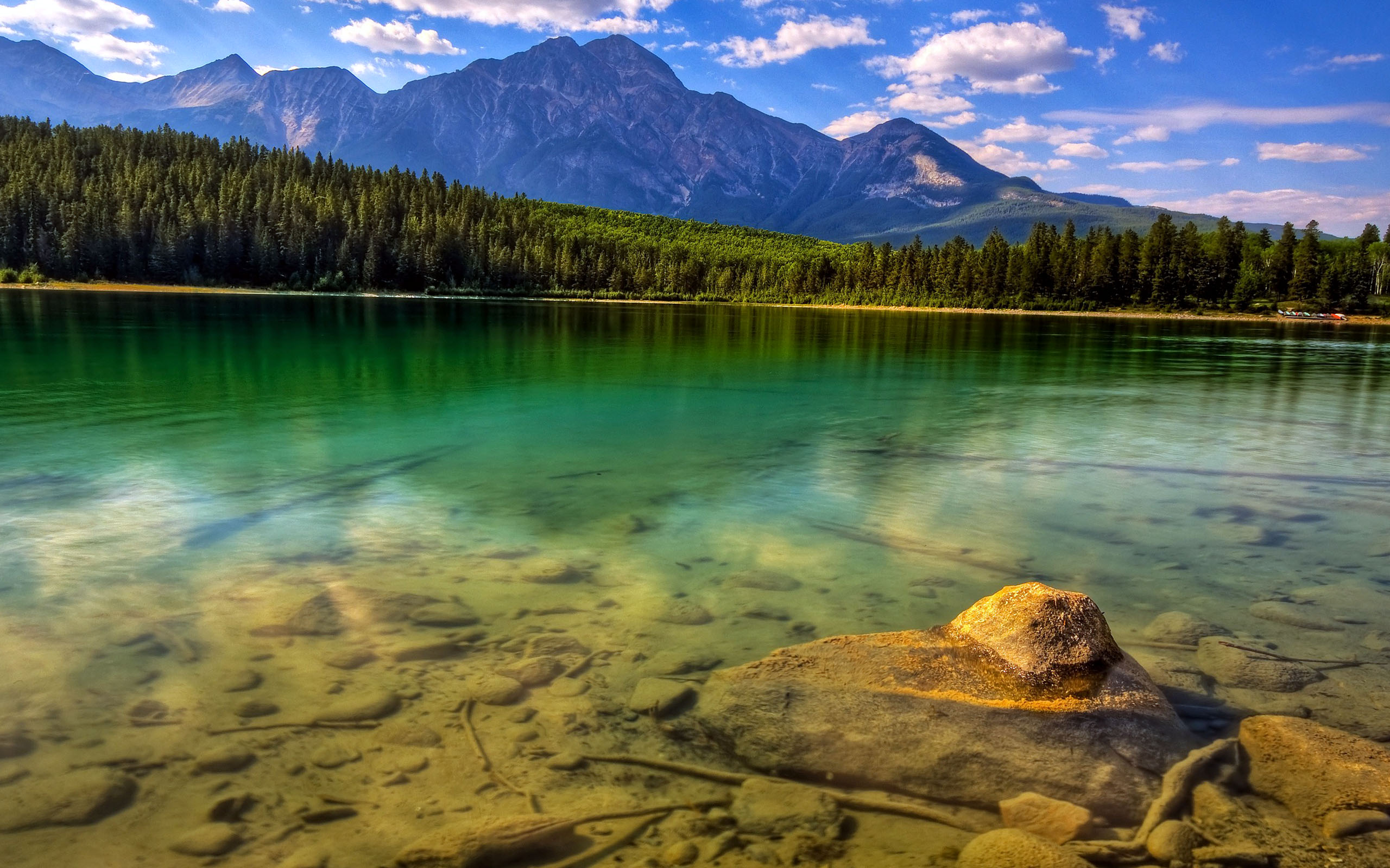 Lake Near Beautiful Landscape Mountains Wallpapers