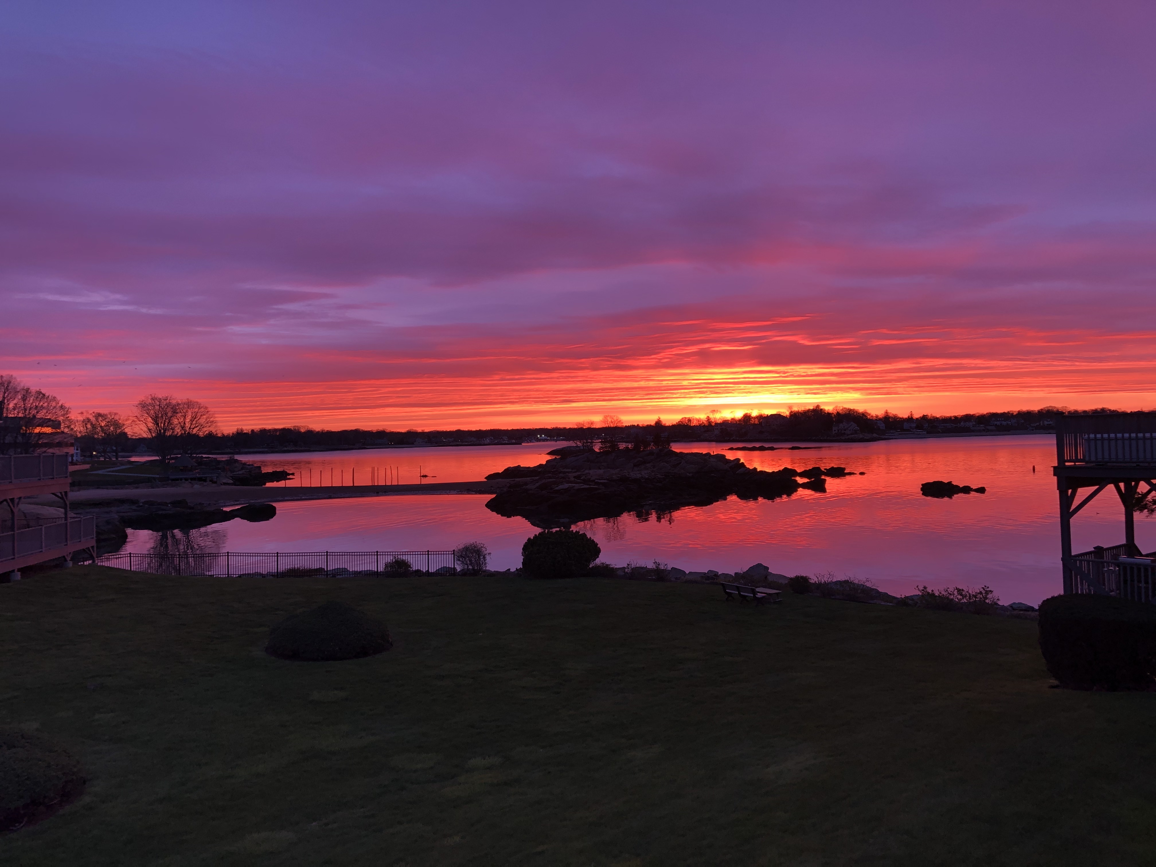 Lake Side Sunrise Wallpapers