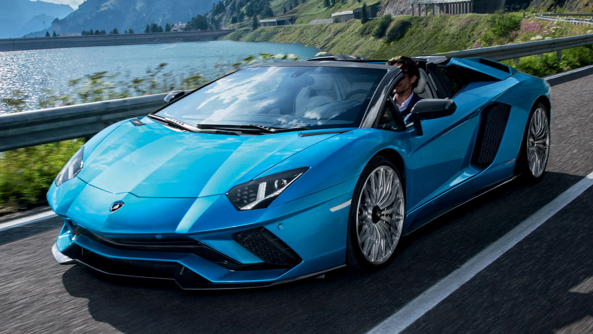 Lamborghini Aventador Roadster Hd 1920X1080 Wallpapers