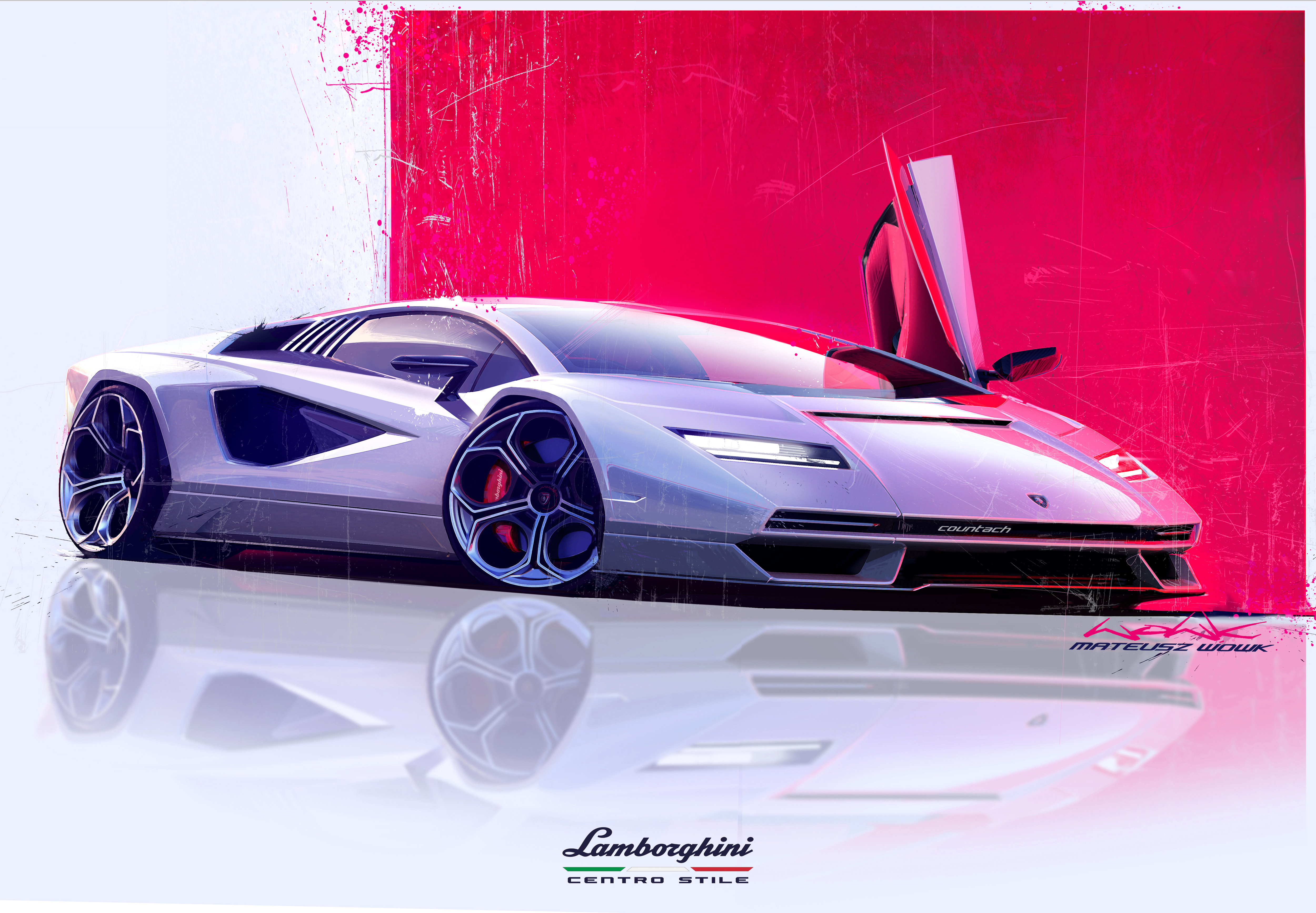 Lamborghini Countach Lpi 800-4 4K Wallpapers
