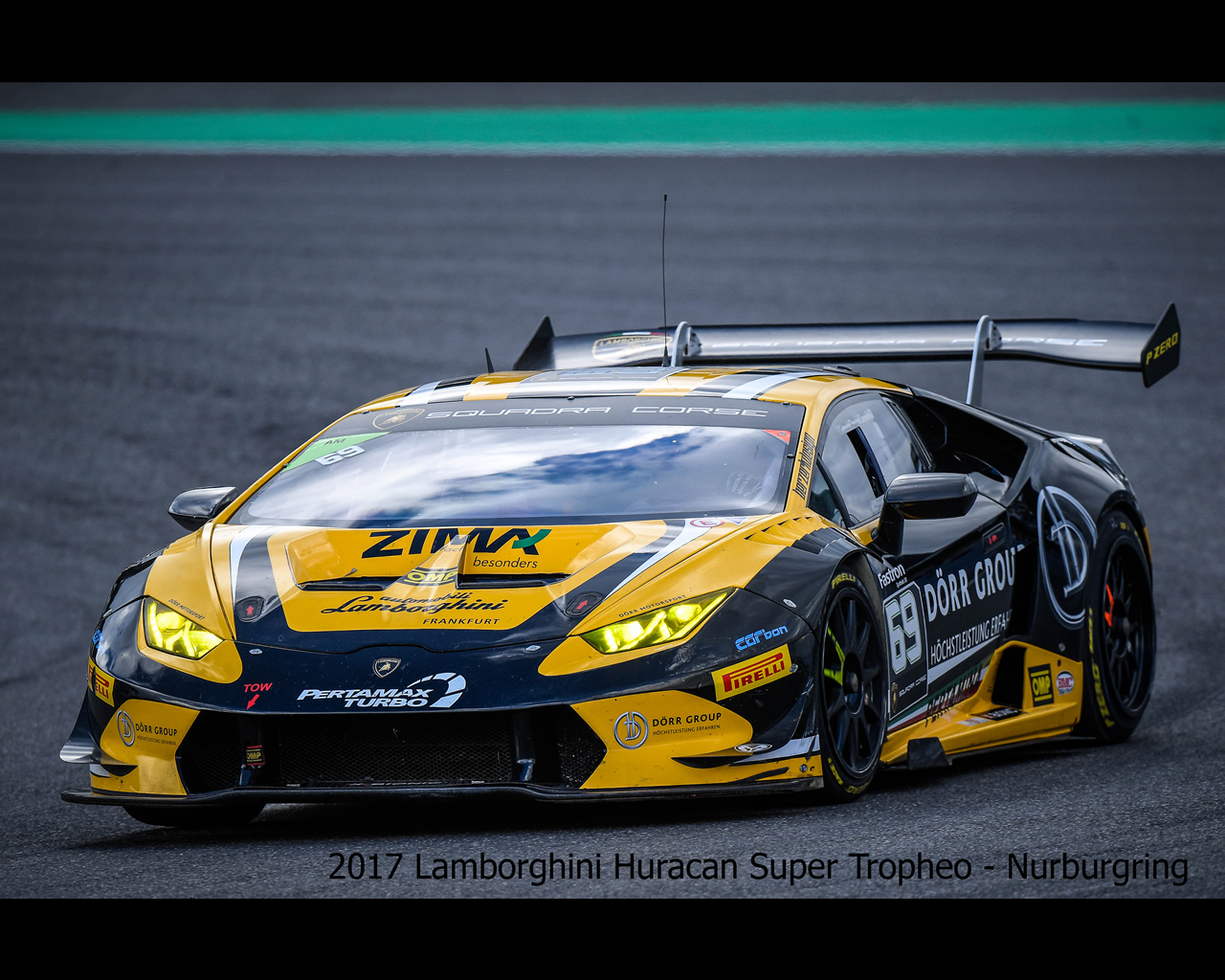 Lamborghini Huracan Super Trofeo Evo 2018 Front Wallpapers