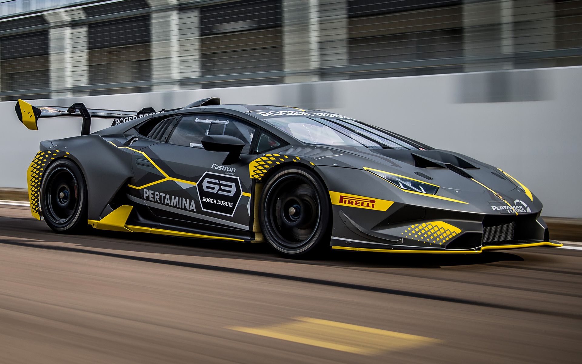 Lamborghini Huracan Super Trofeo Evo 2018 Front Wallpapers