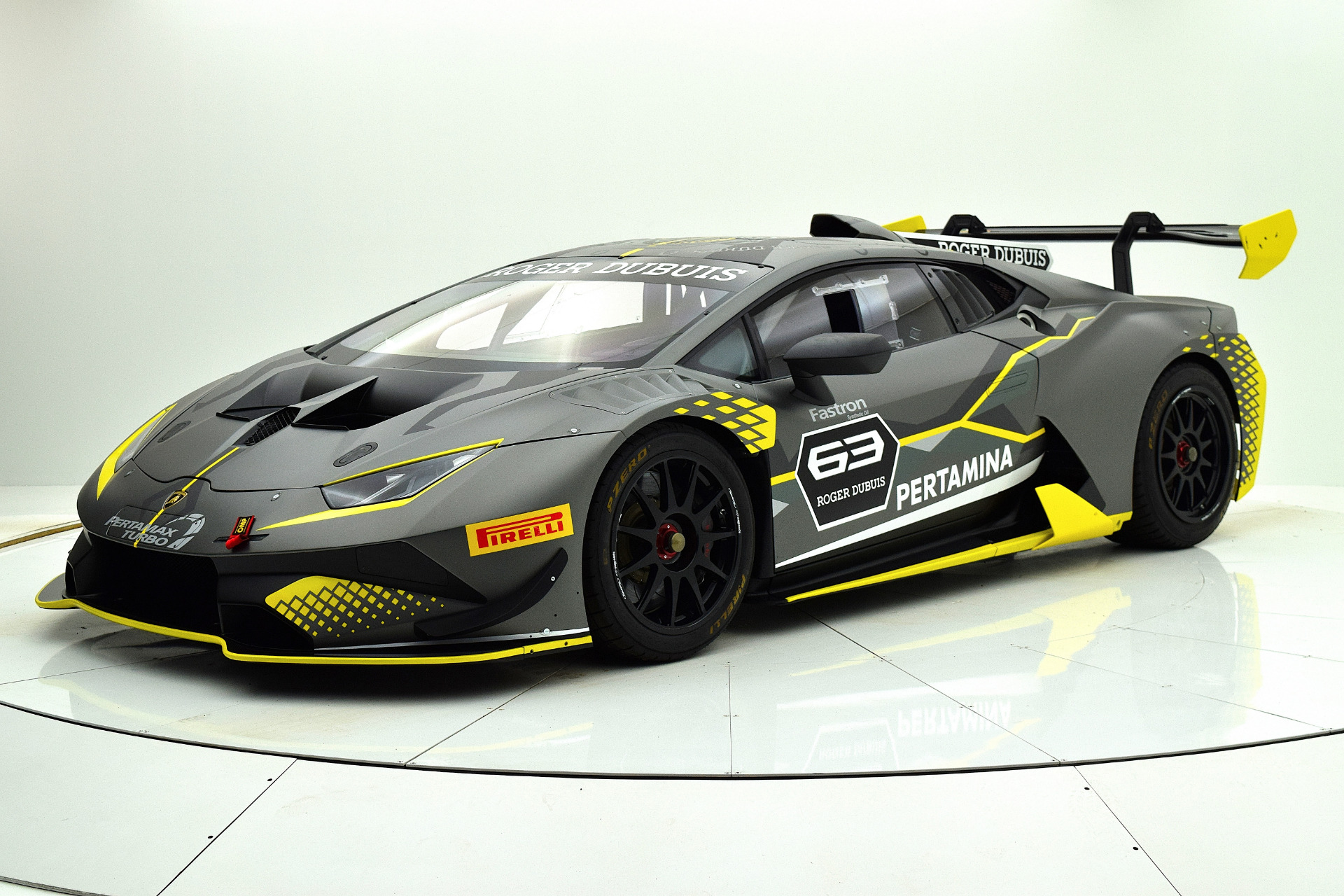 Lamborghini Huracan Super Trofeo Evo 2018 Front Wallpapers