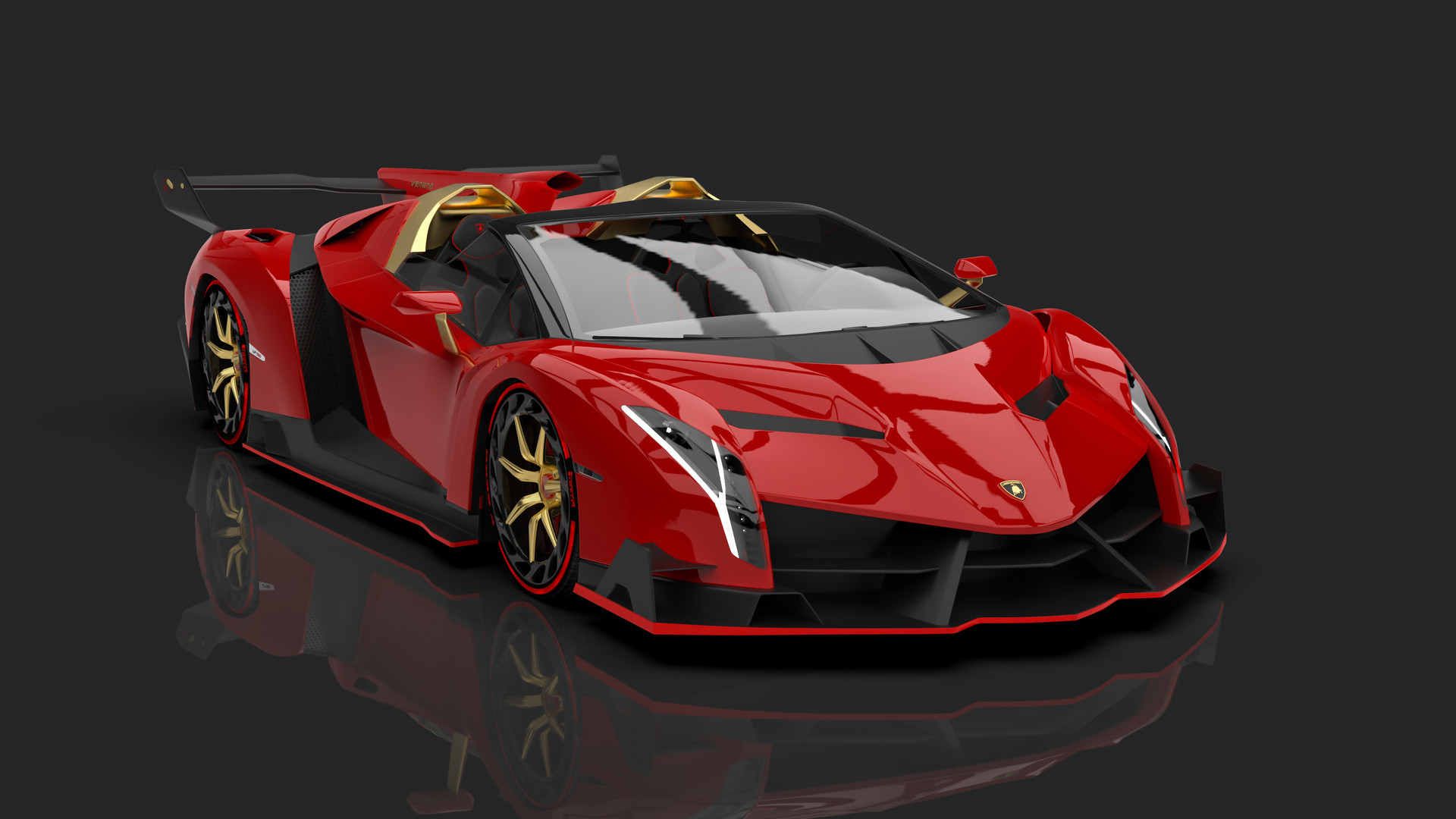 Lamborghini Veneno Roadster Wallpapers