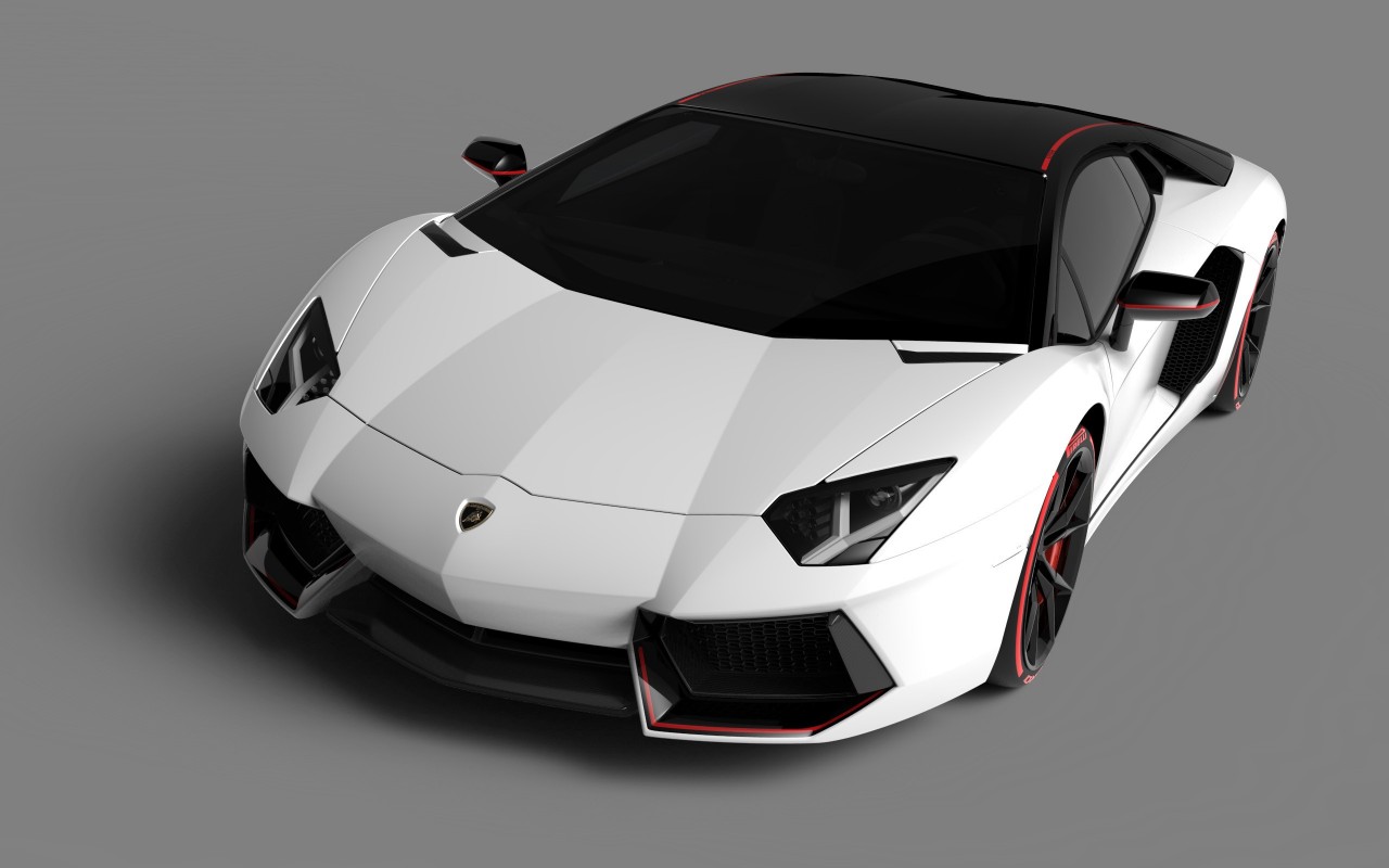 Lamborghini White Background