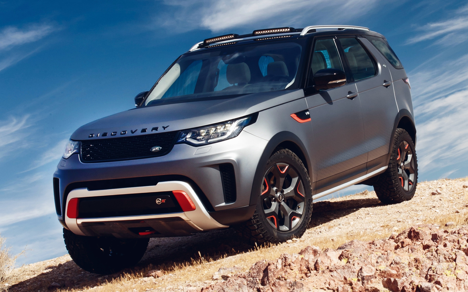 Land Rover Discovery Svx 2018 Wallpapers