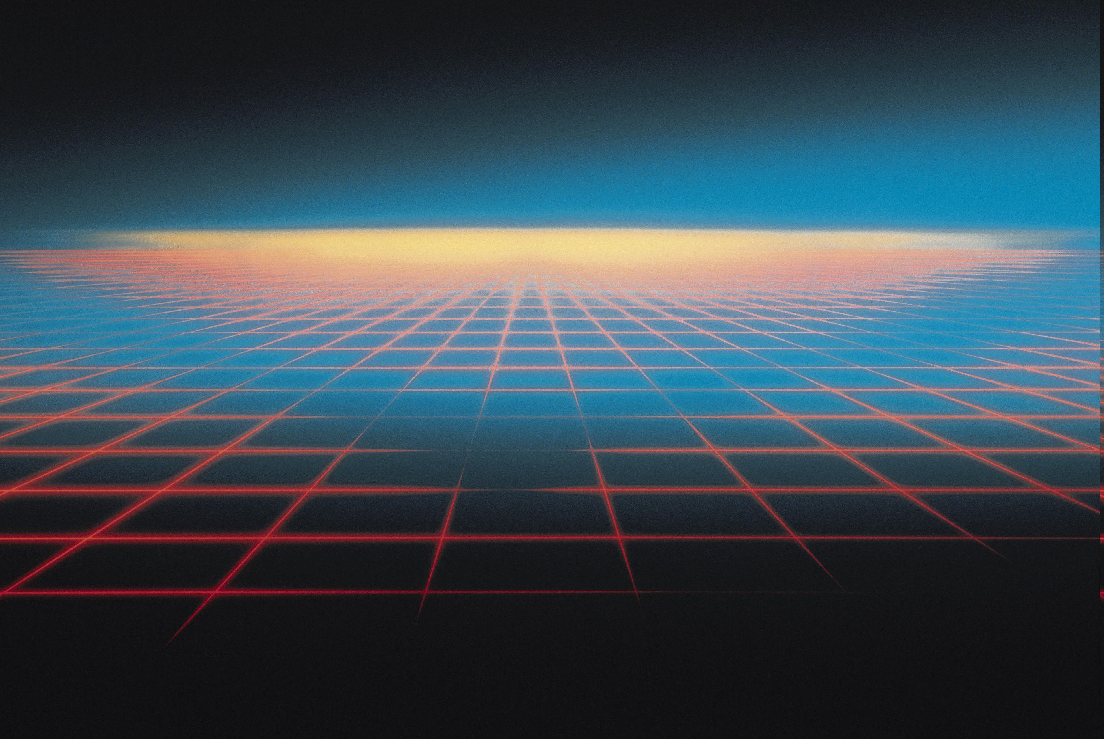 Landscape Grid Art 4K Wallpapers