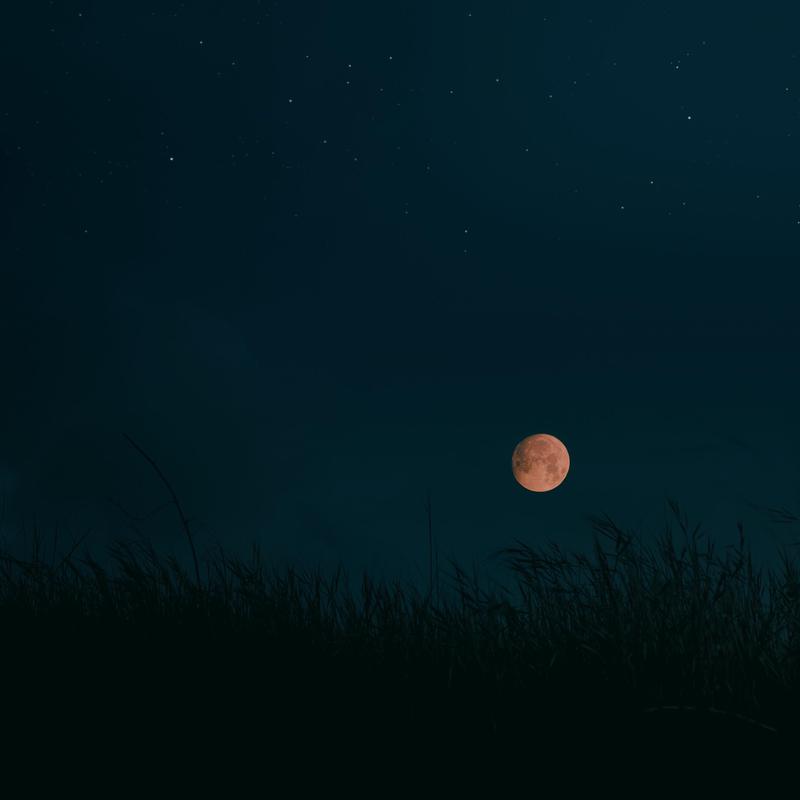 Landscape Night Moon Stars Wallpapers