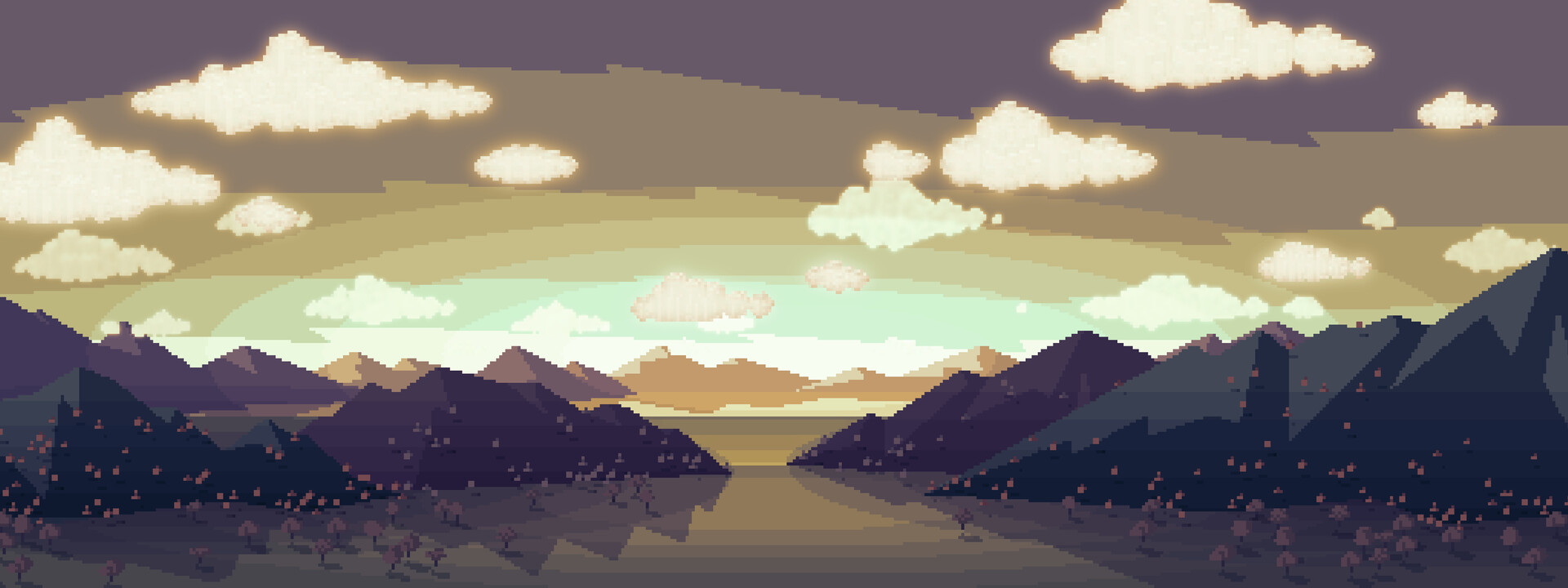 Landscape Pixel Art Wallpapers