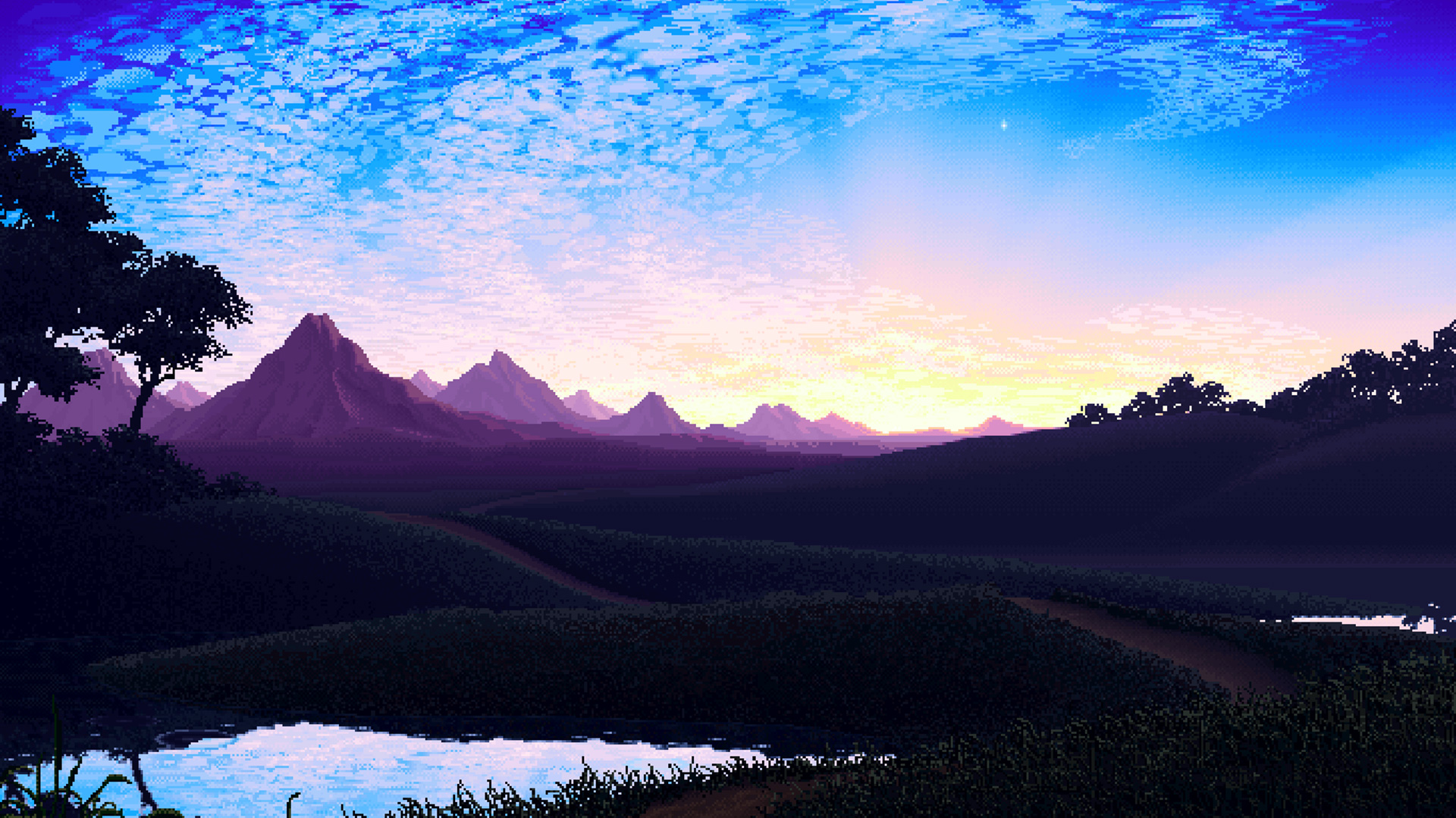 Landscape Pixel Art Wallpapers