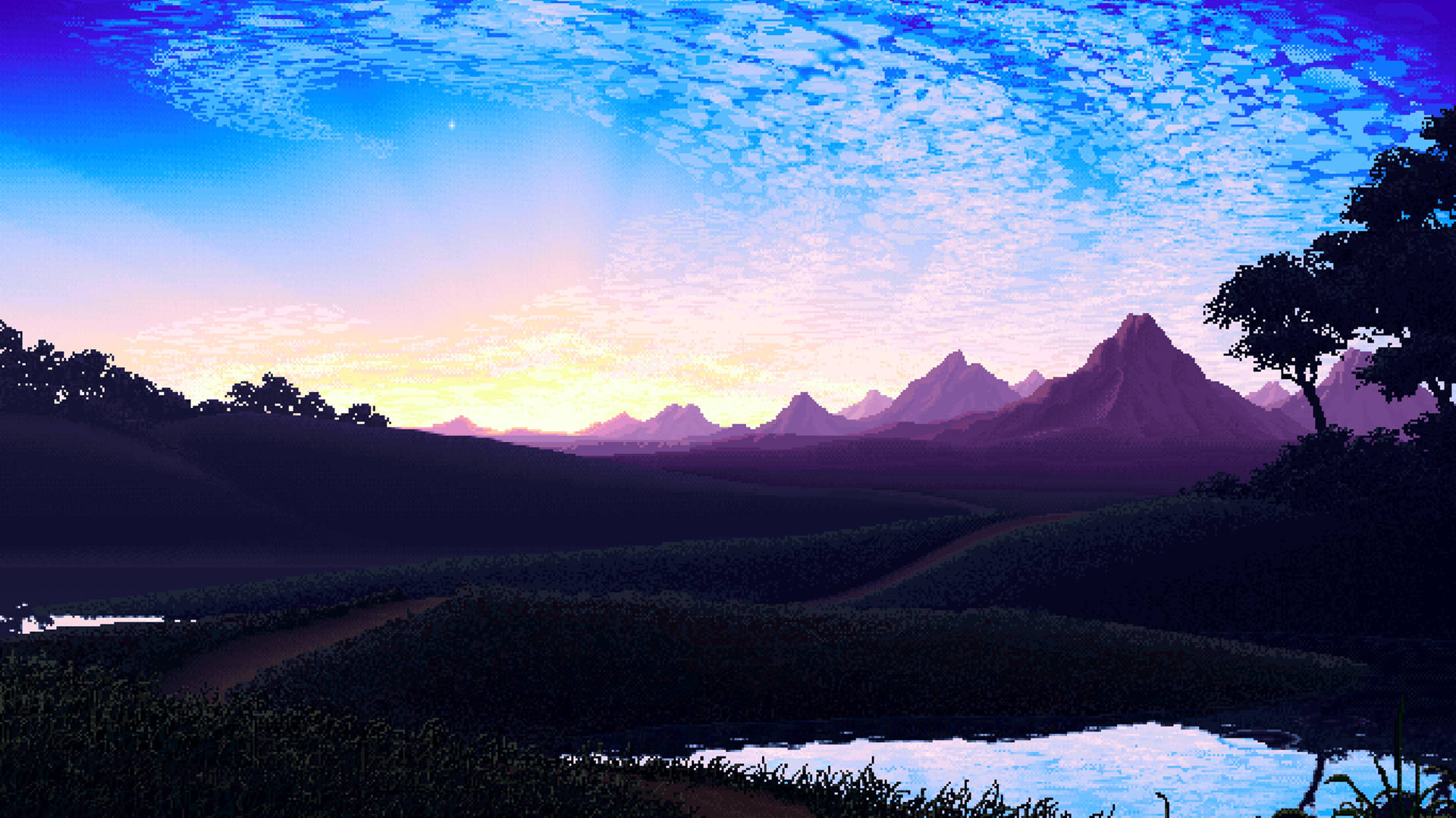 Landscape Pixel Art Wallpapers