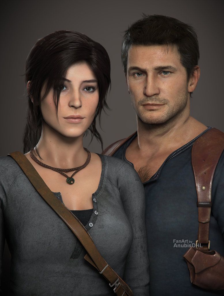 Lara Croft And Nathan Drake Wallpapers