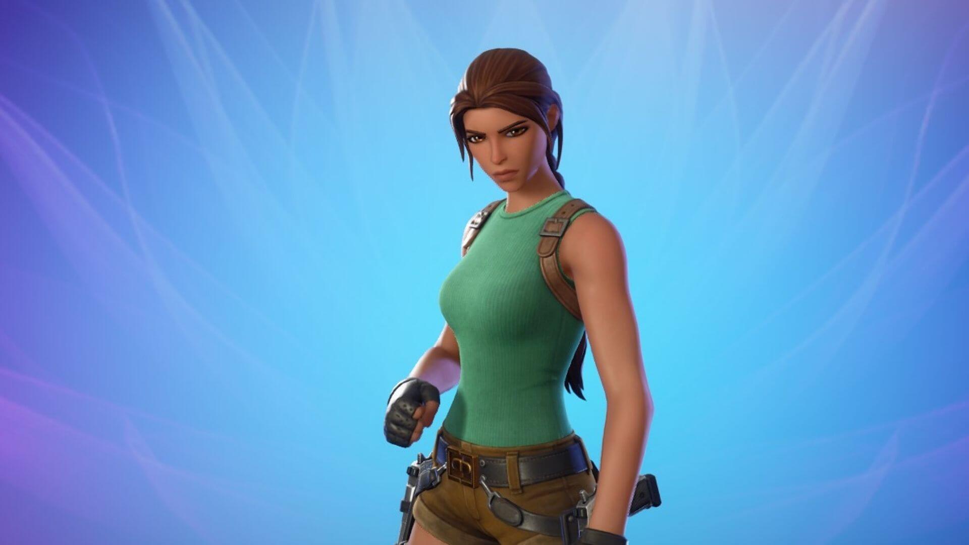 Lara Croft Fortnite Wallpapers