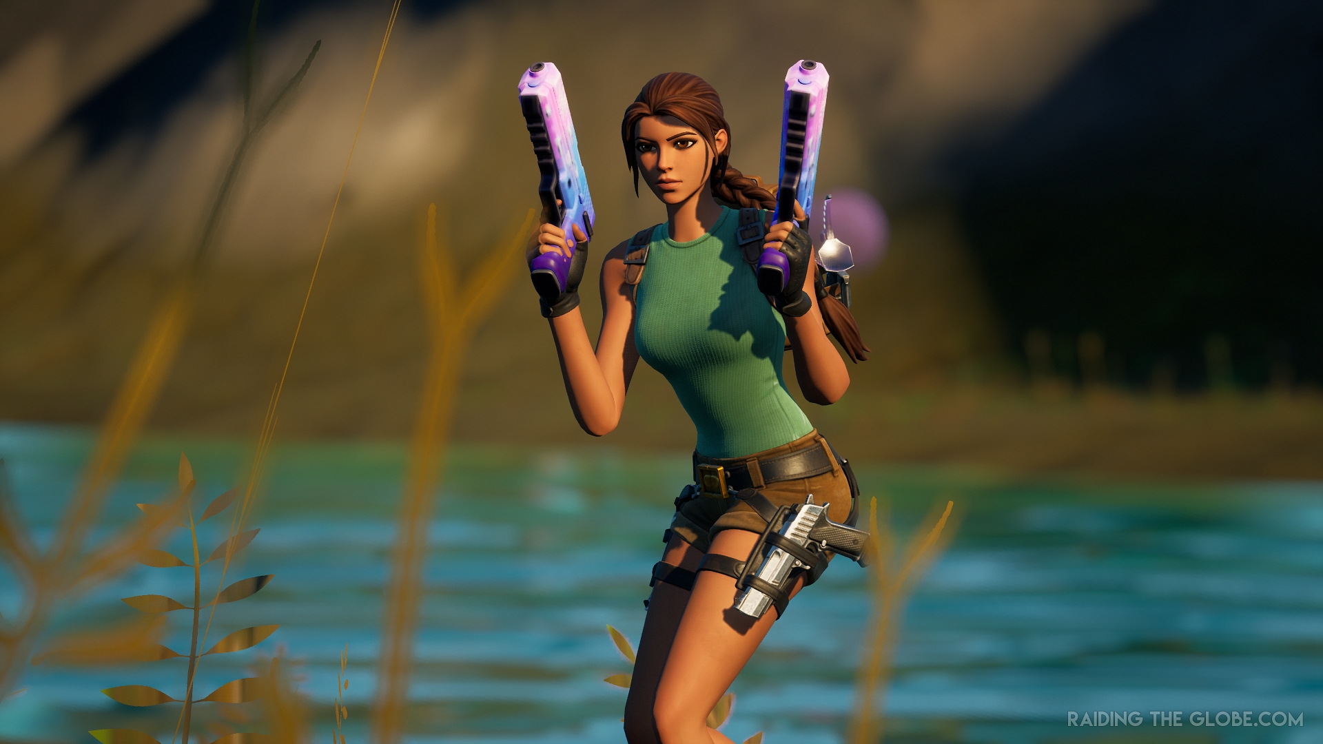 Lara Croft Fortnite Wallpapers