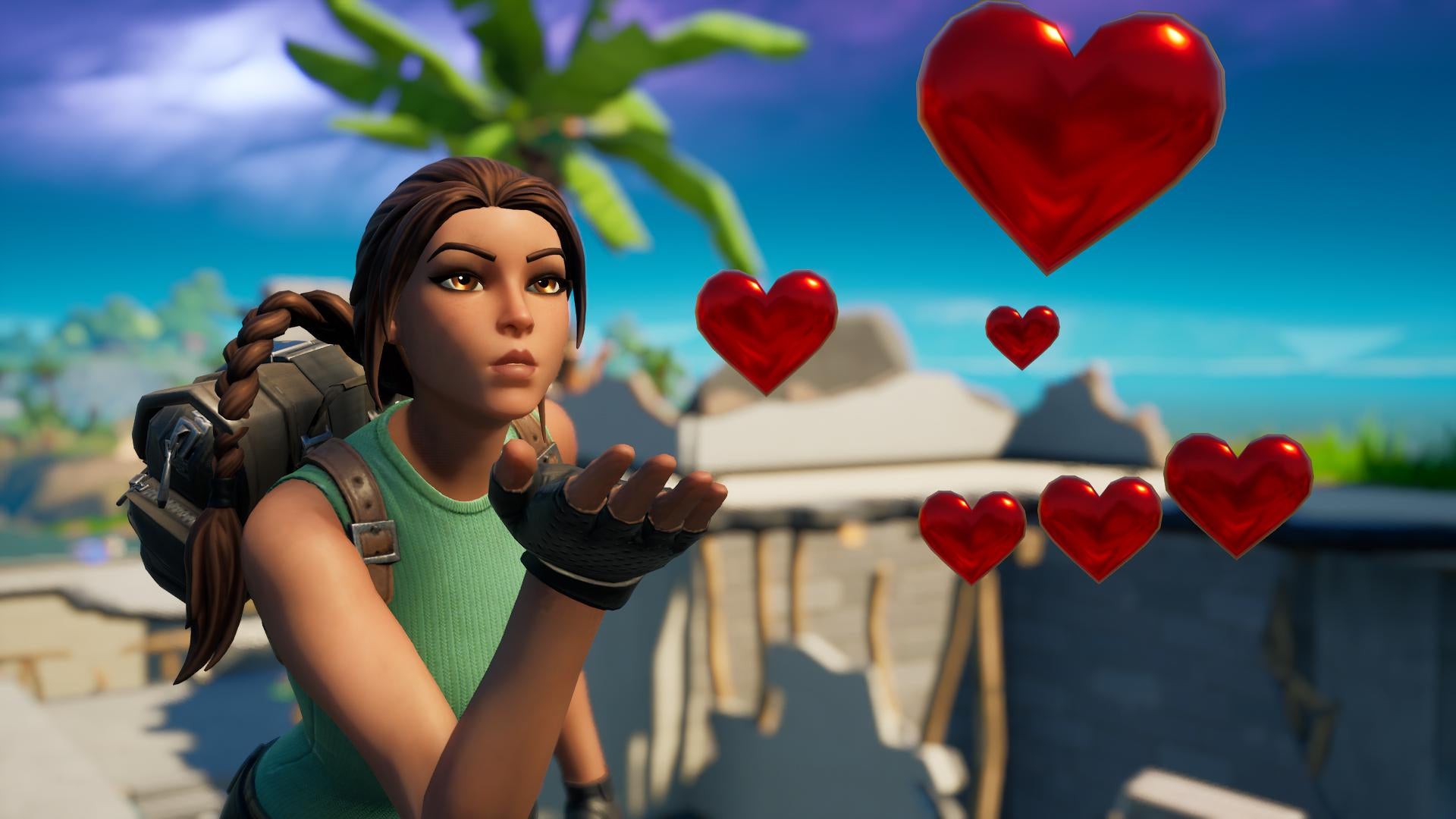 Lara Croft Fortnite Wallpapers