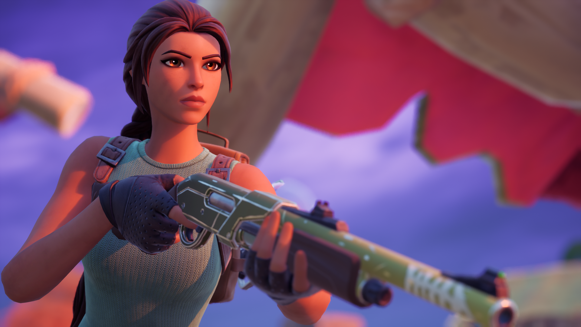 Lara Croft Fortnite Wallpapers