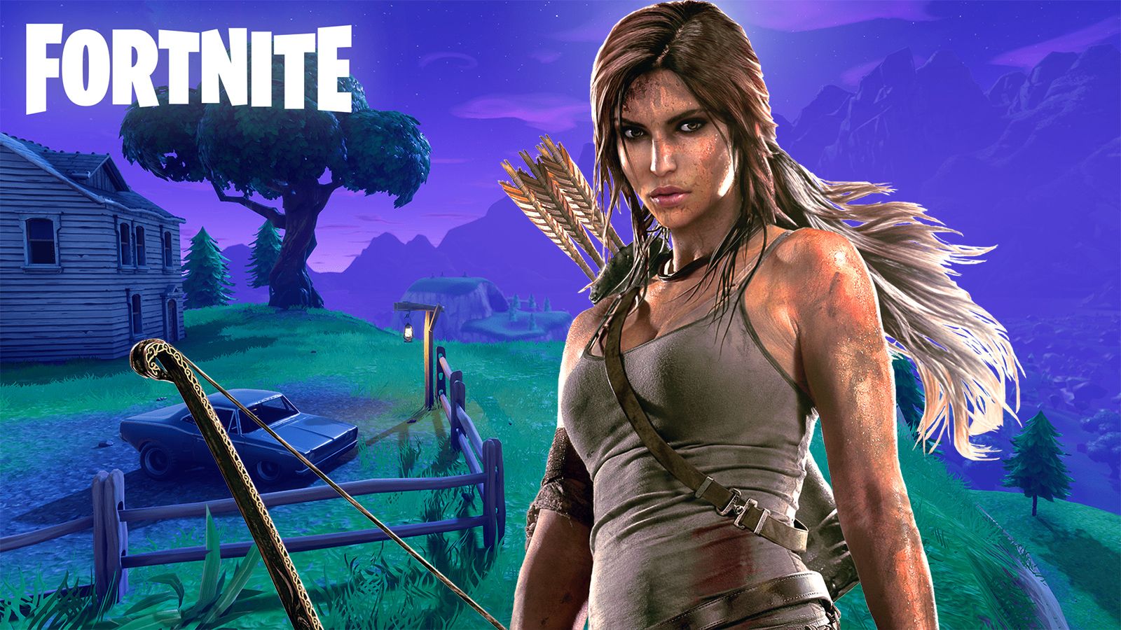 Lara Croft Fortnite Wallpapers