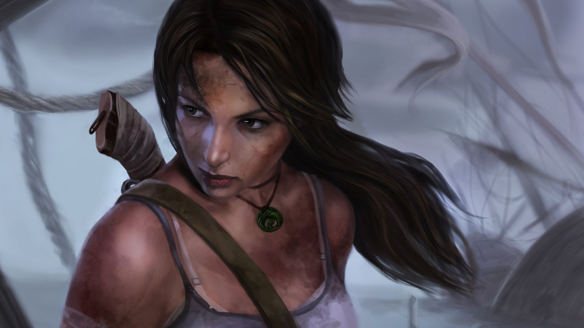 Lara Croft Tomb Raider Artwork
 Wallpapers