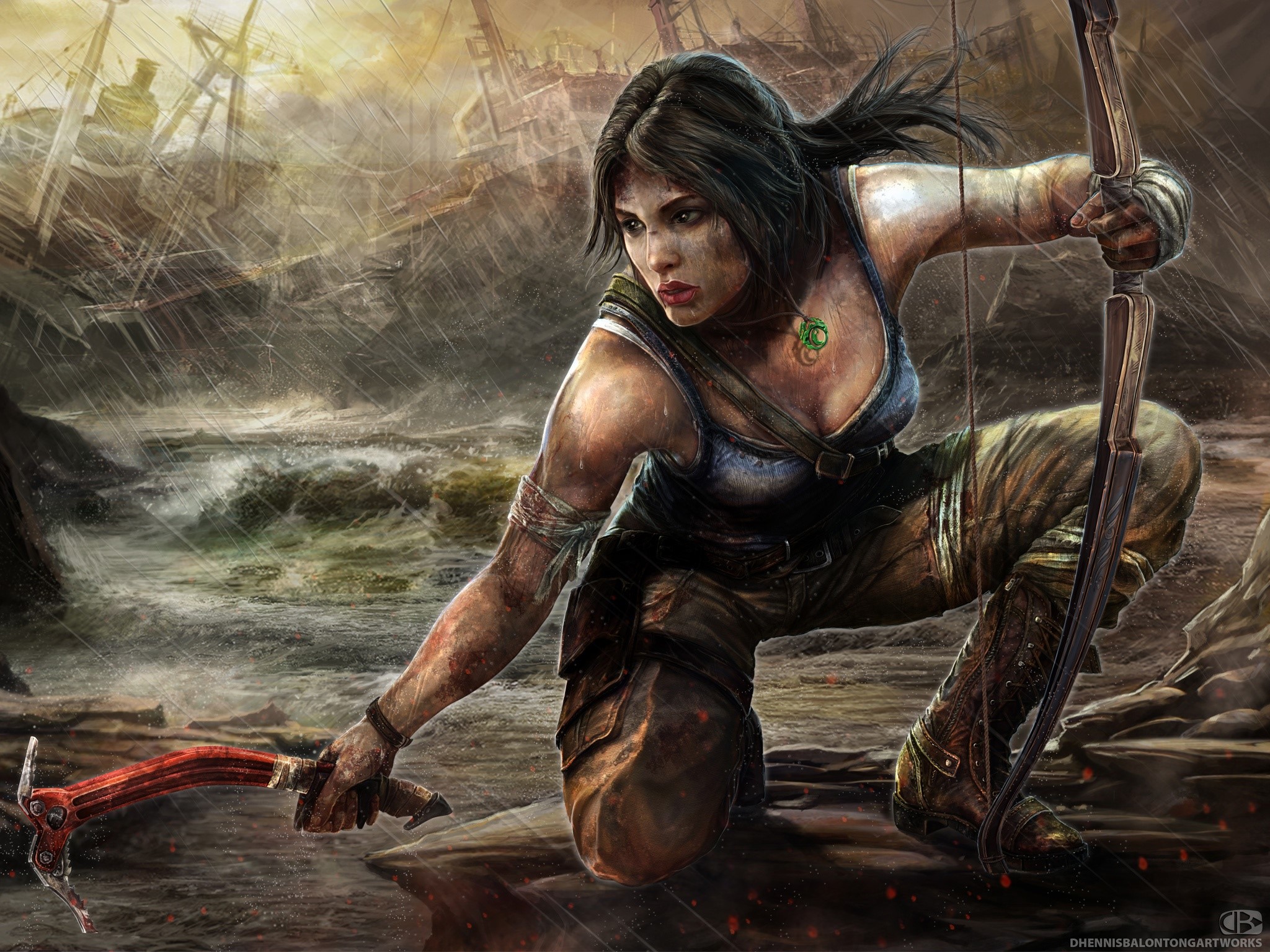 Lara Croft Tomb Raider Portrait Wallpapers