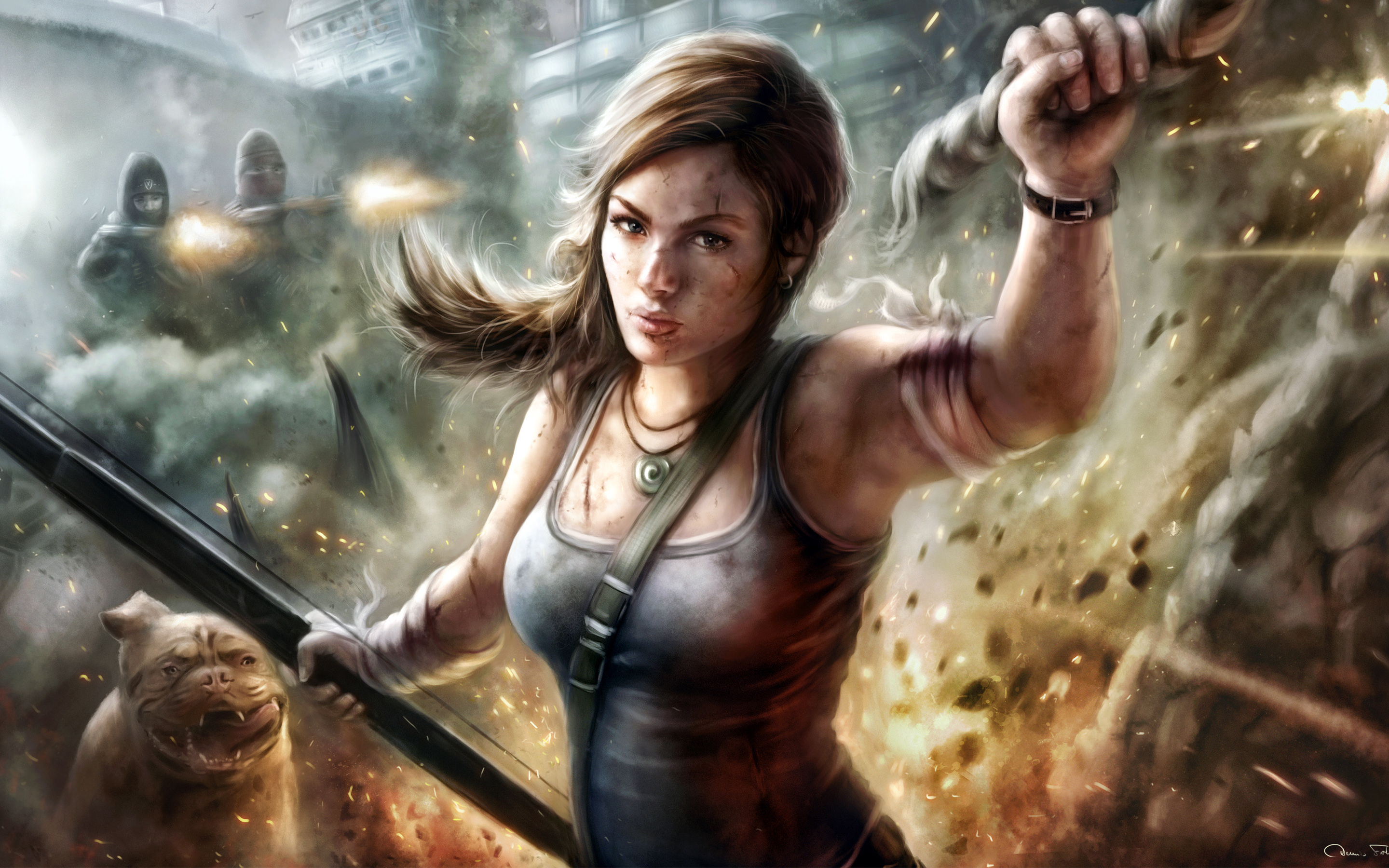 Lara Croft Tomb Raider Portrait Wallpapers