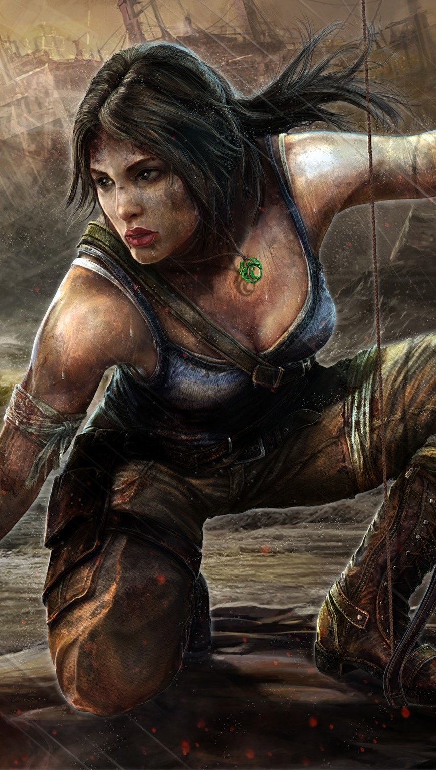 Lara Croft Tomb Raider Portrait Wallpapers