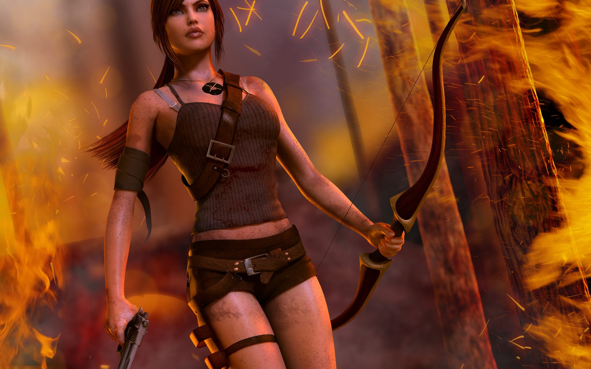 Lara Croft Tomb Raider Portrait Wallpapers