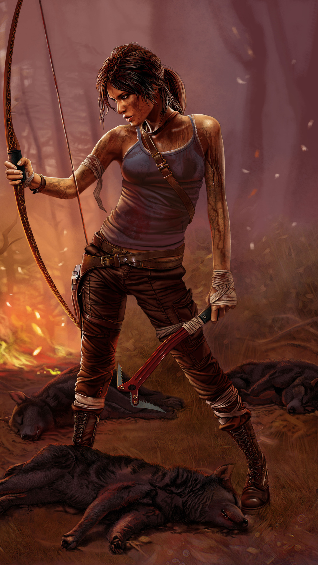 Lara Croft Tomb Raider Portrait Wallpapers