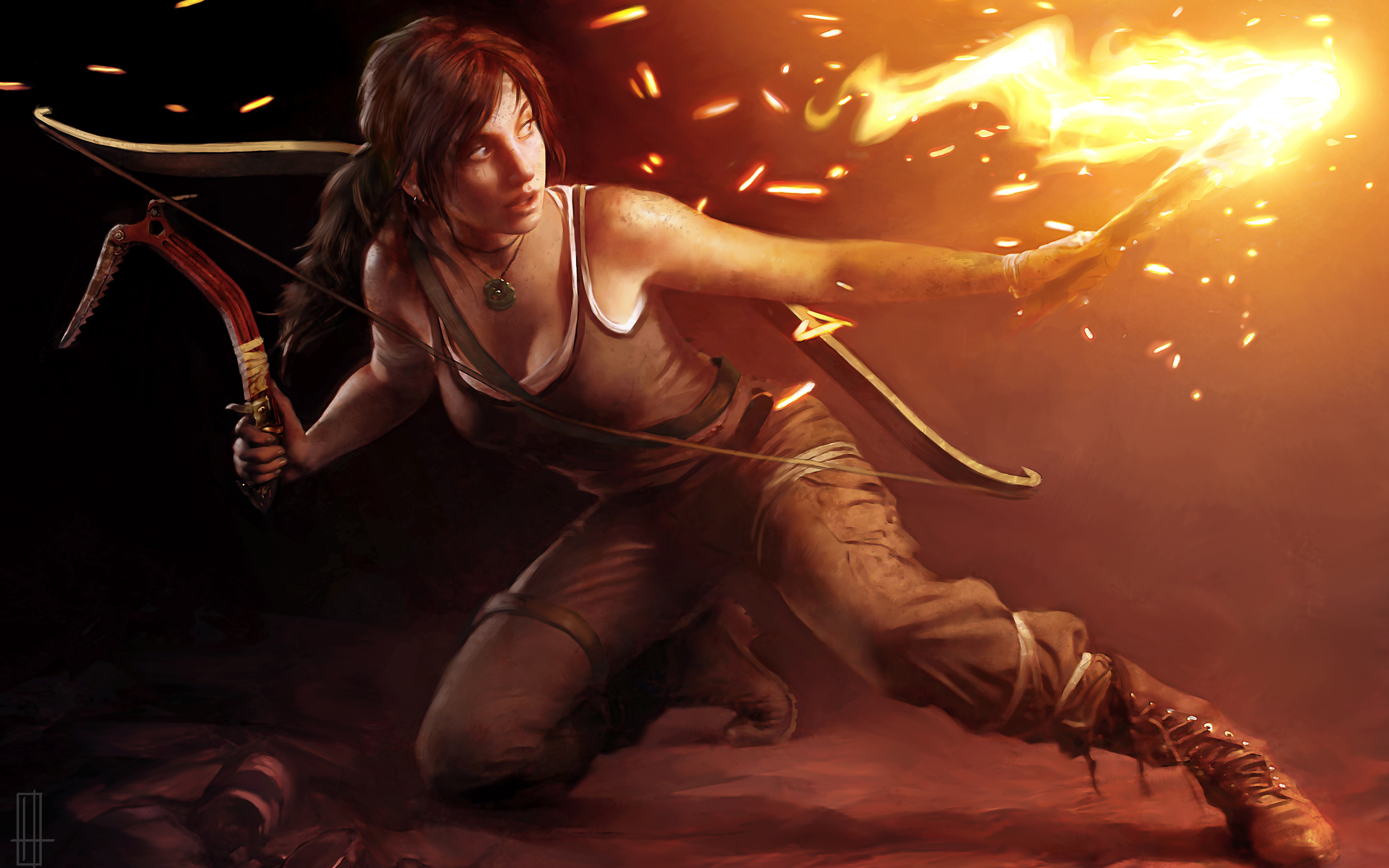 Lara Croft Tomb Raider Portrait Wallpapers