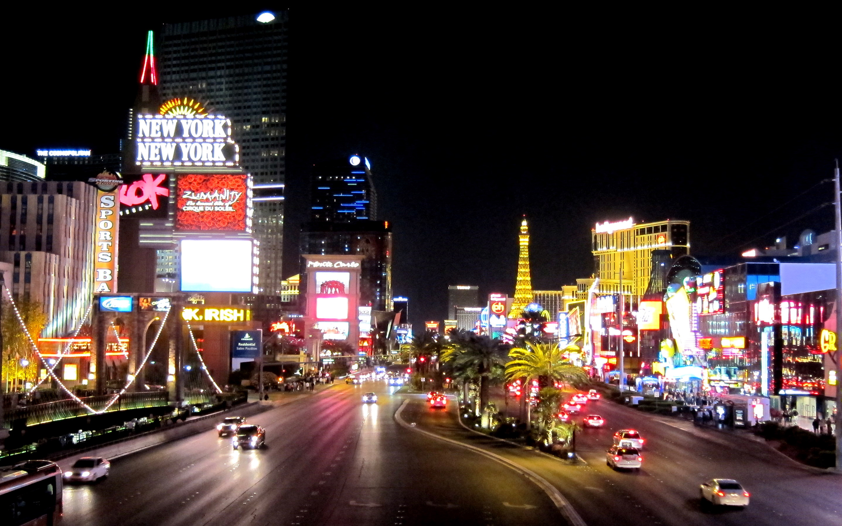 Las Vegas Buildings Lights Wallpapers