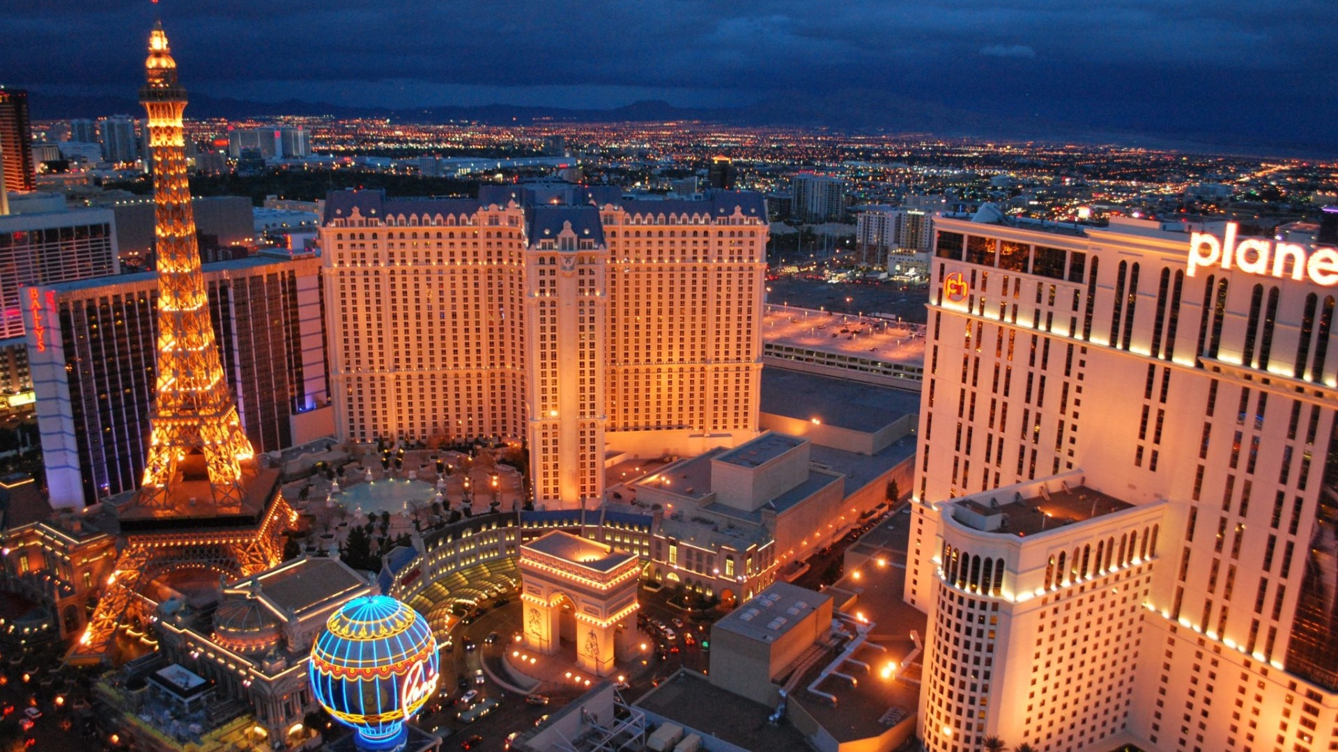 Las Vegas Buildings Lights Wallpapers