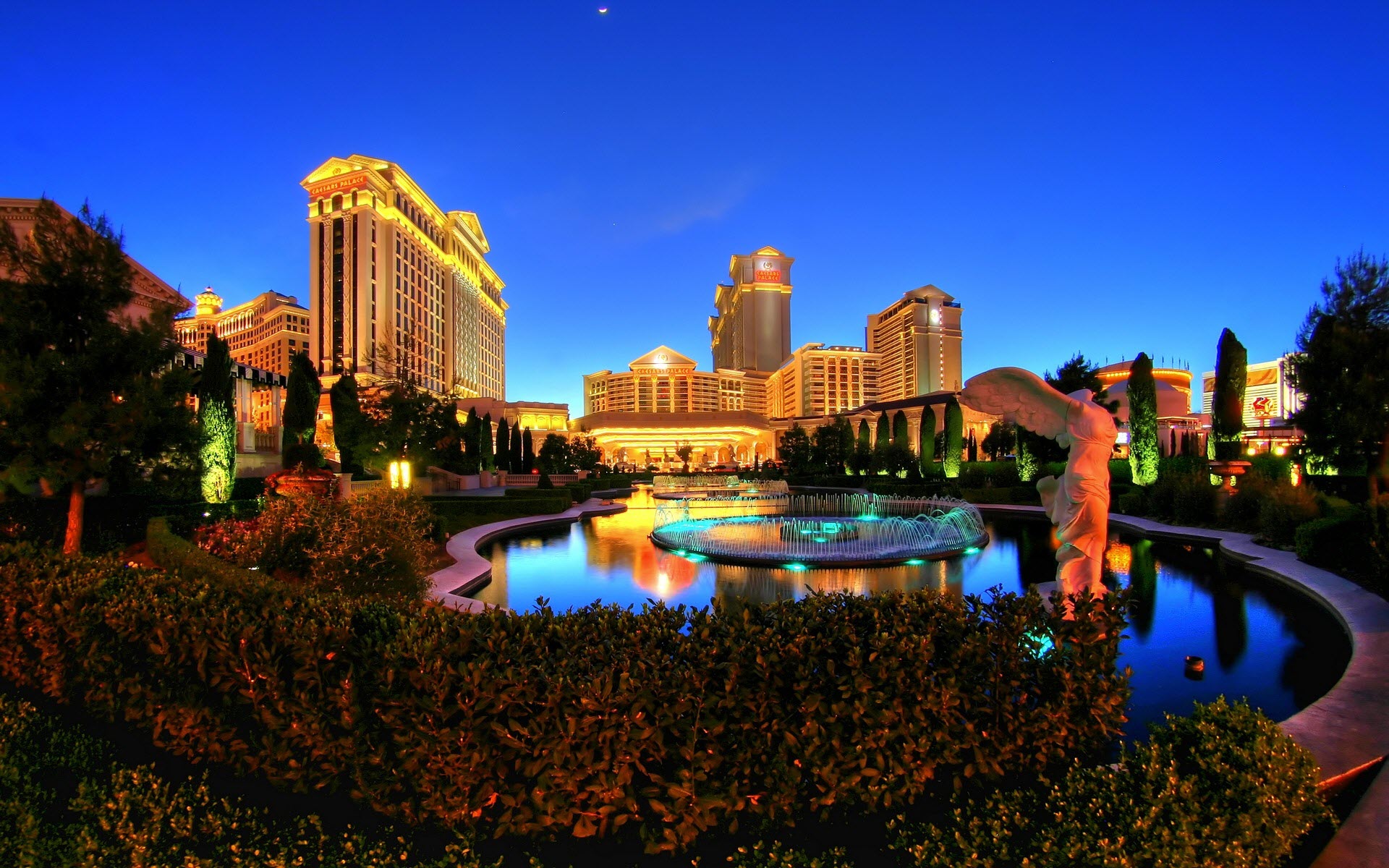 Las Vegas Buildings Lights Wallpapers