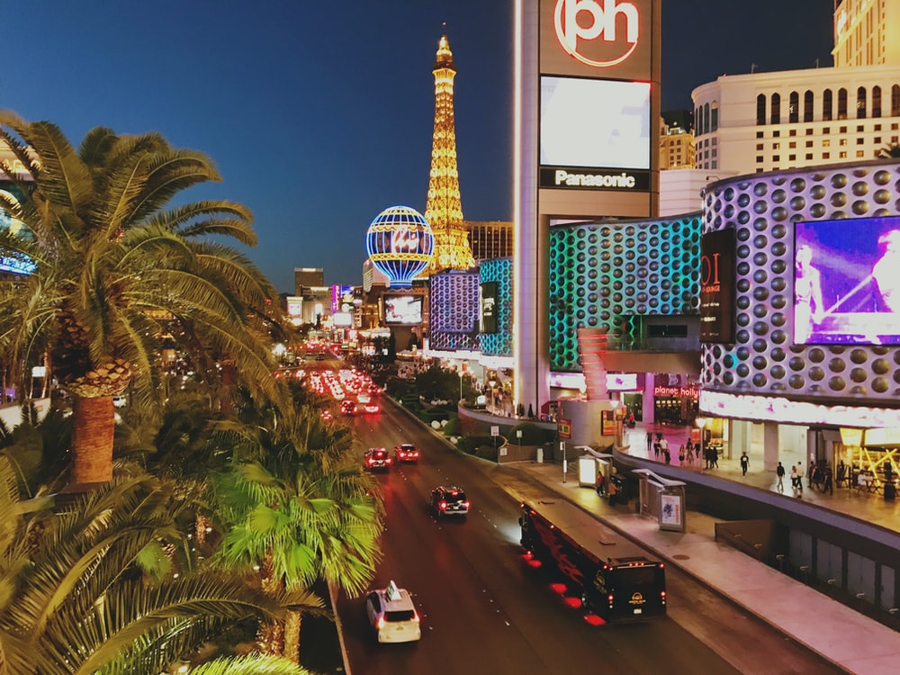 Las Vegas Buildings Lights Wallpapers