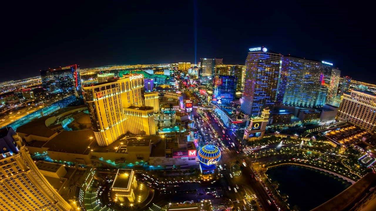 Las Vegas Hd @ Night Wallpapers