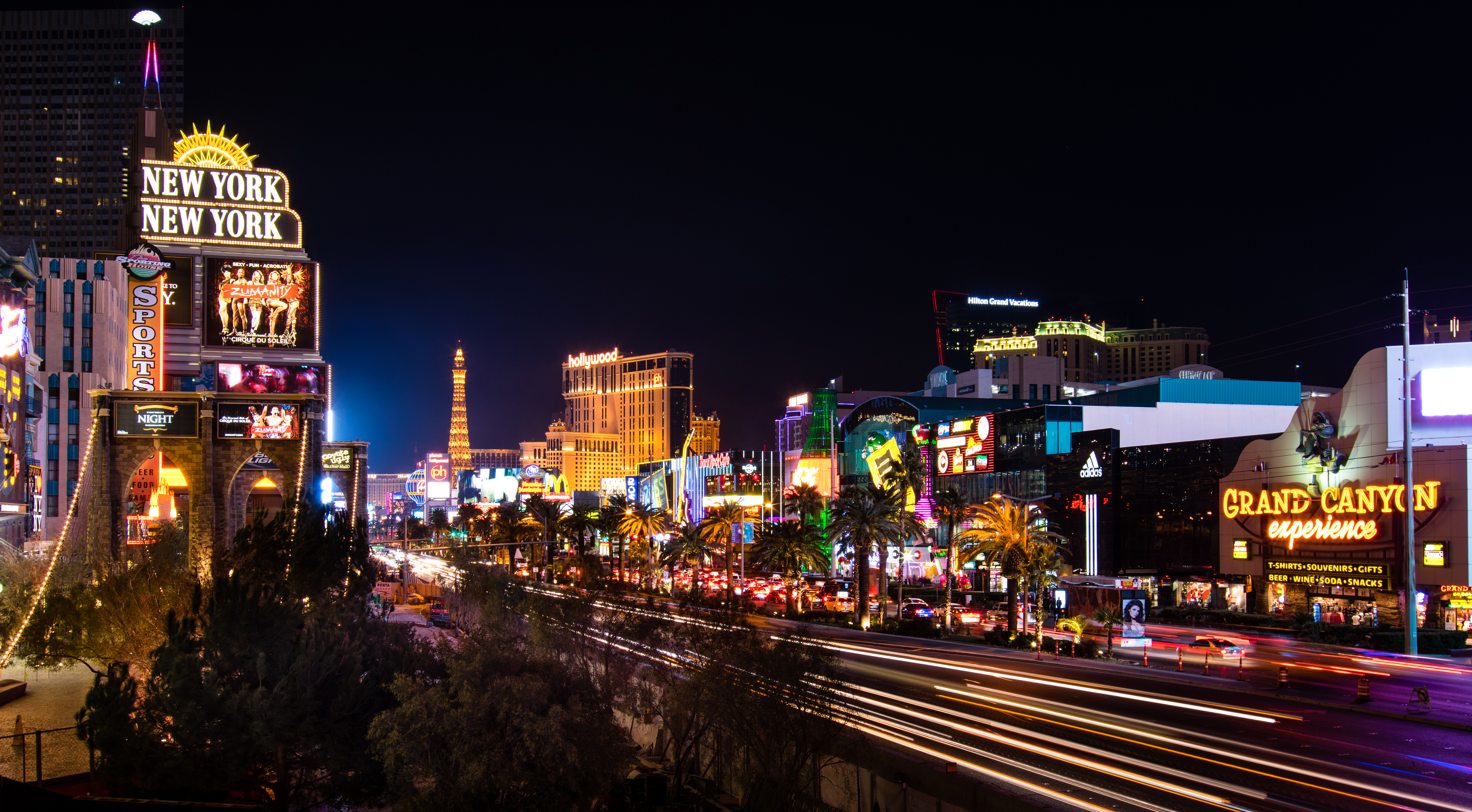 Las Vegas Hd @ Night Wallpapers