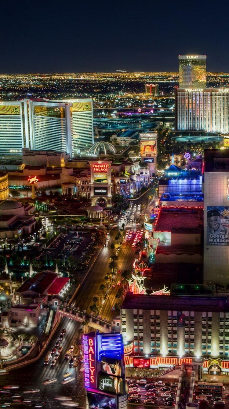 Las Vegas Hd @ Night Wallpapers