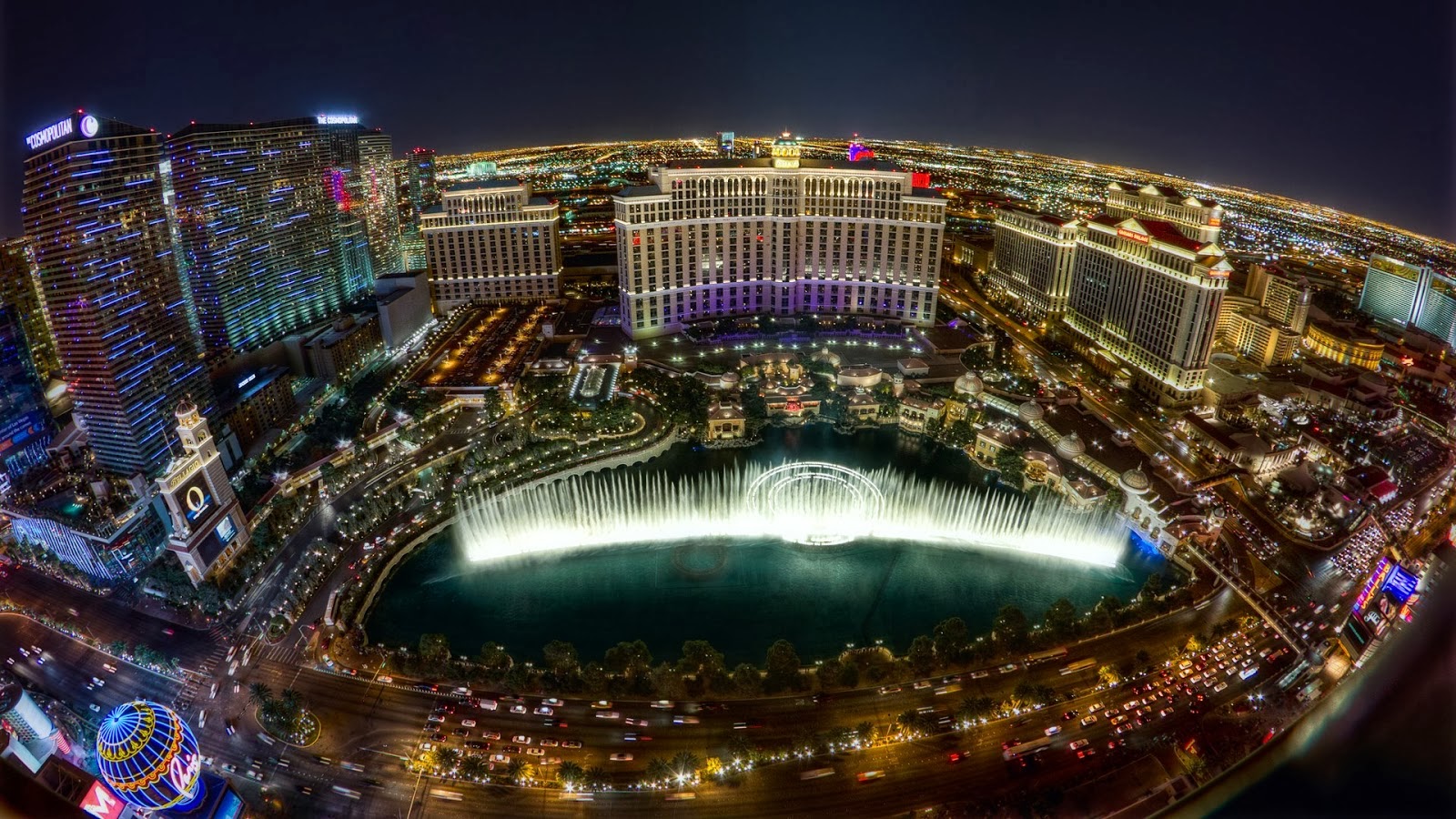 Las Vegas Hd @ Night Wallpapers