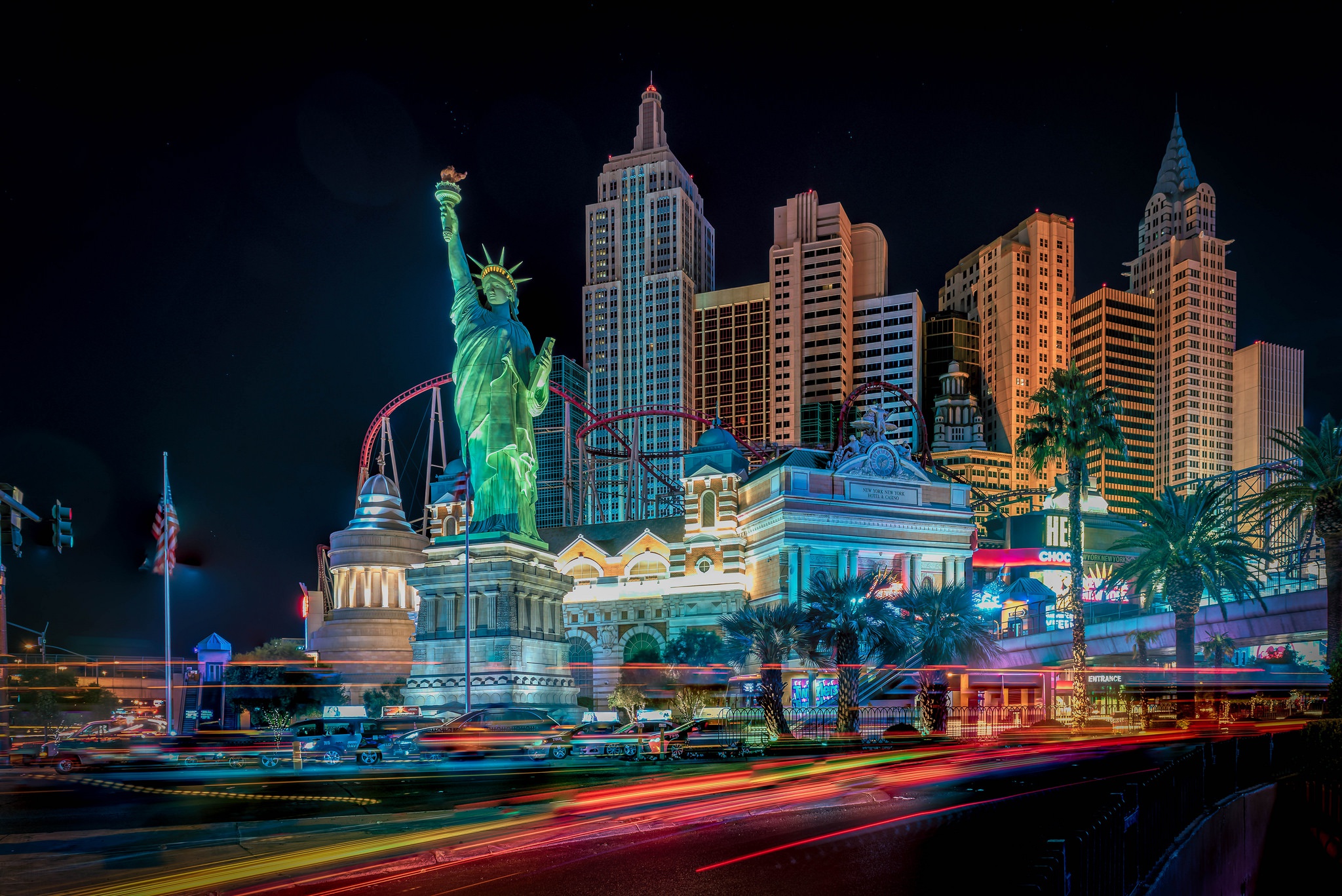 Las Vegas Hd @ Night Wallpapers