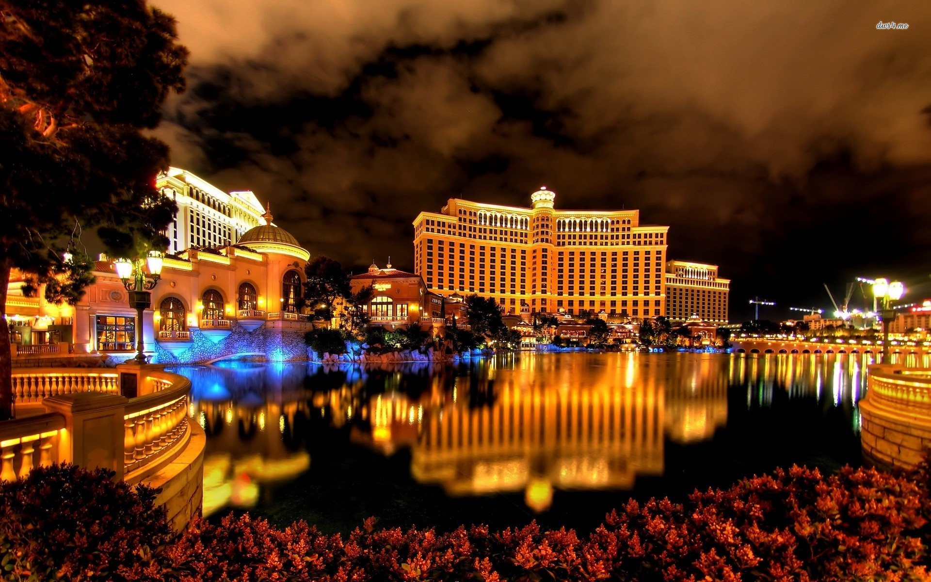 Las Vegas Hd @ Night Wallpapers