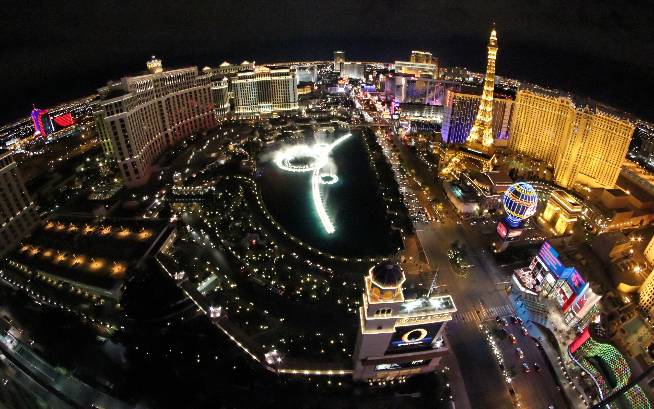 Las Vegas Hd @ Night Wallpapers