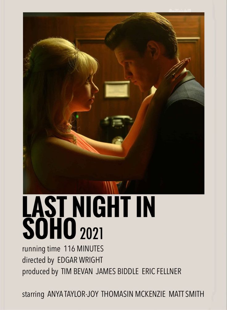 Last Night In Soho Poster Wallpapers