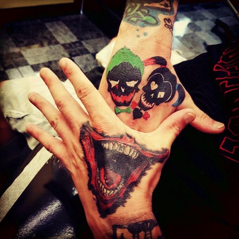 Laughing Joker Hand Tattoo Wallpapers