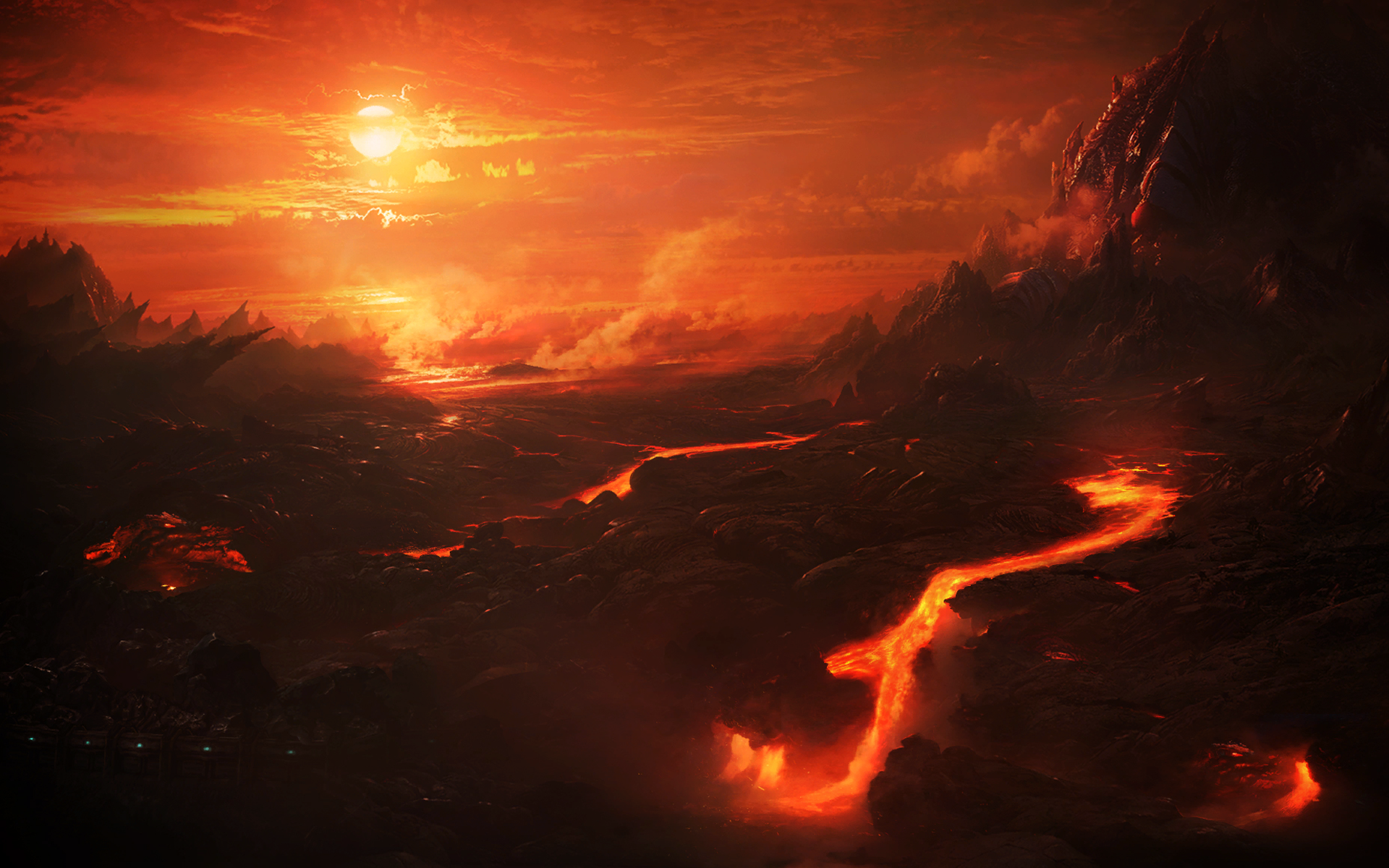 Lava Background