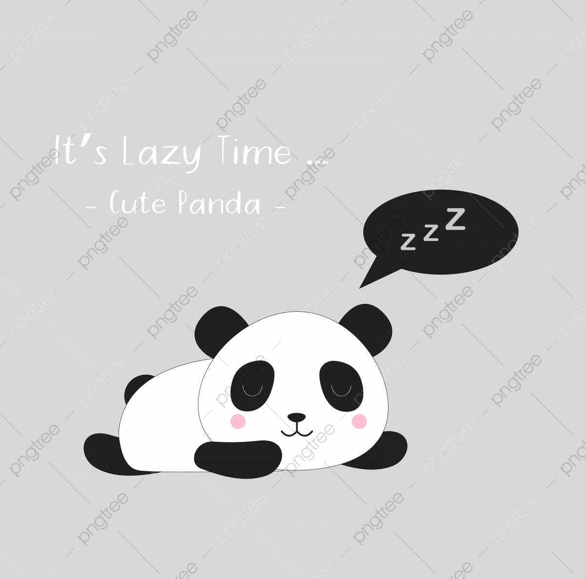 Lazy Panda Cartoon Wallpapers