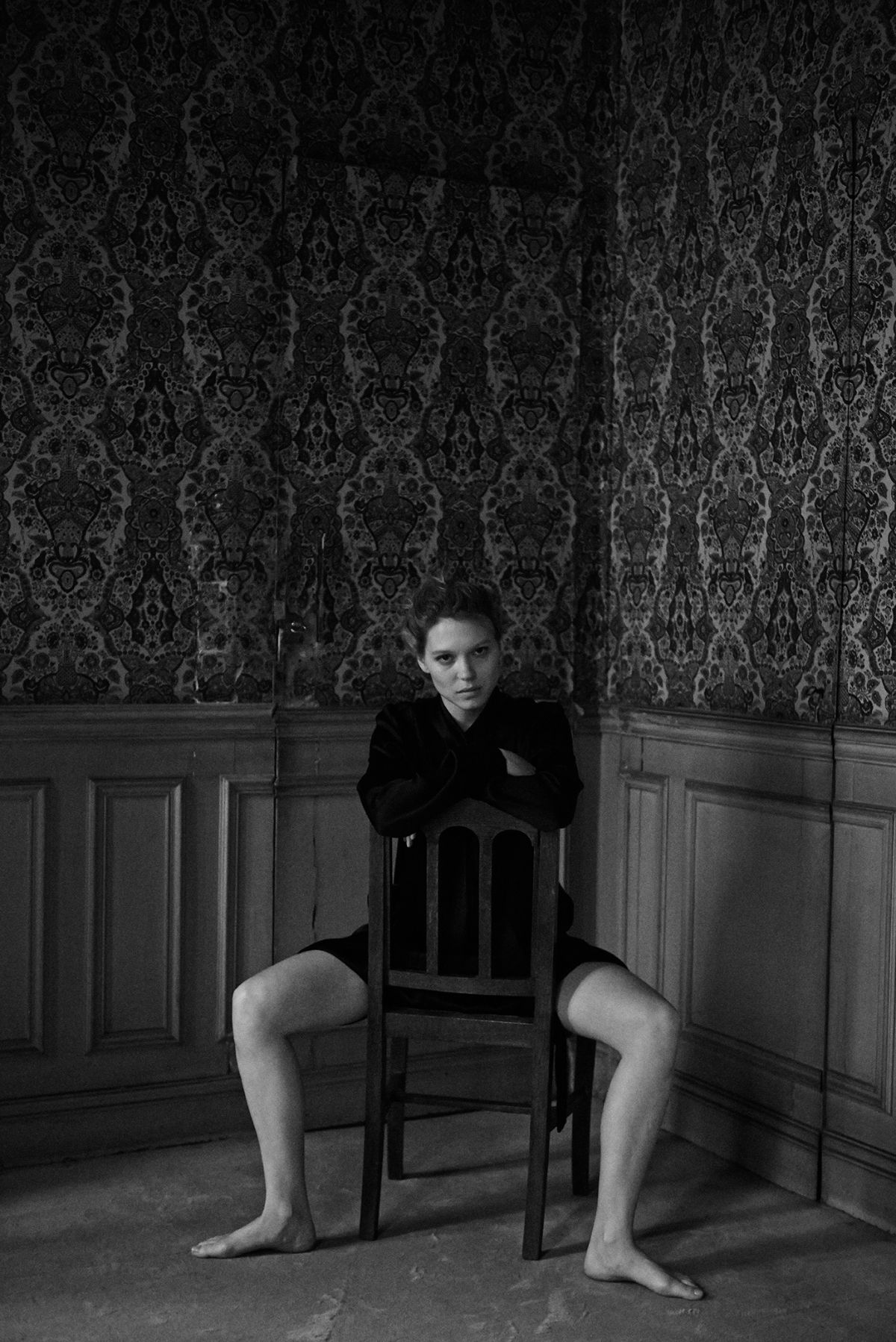 Lea Seydoux 2020 Monochrome Wallpapers