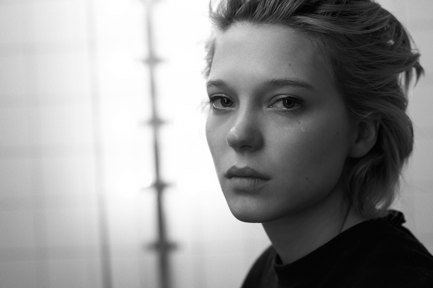 Lea Seydoux Monochrome Wallpapers