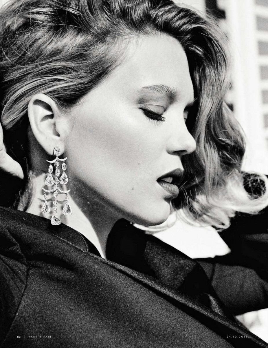 Lea Seydoux Monochrome Wallpapers