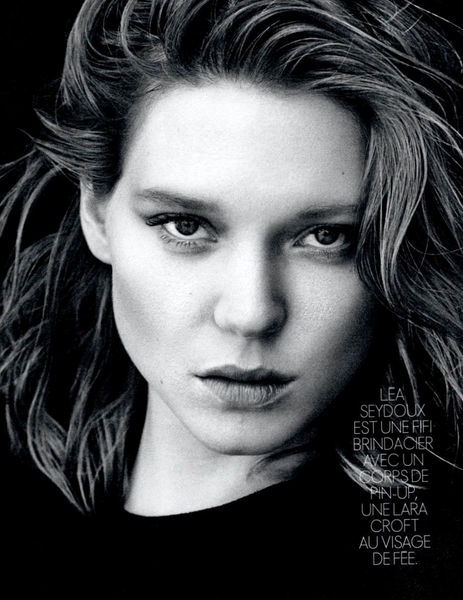 Lea Seydoux Monochrome Wallpapers